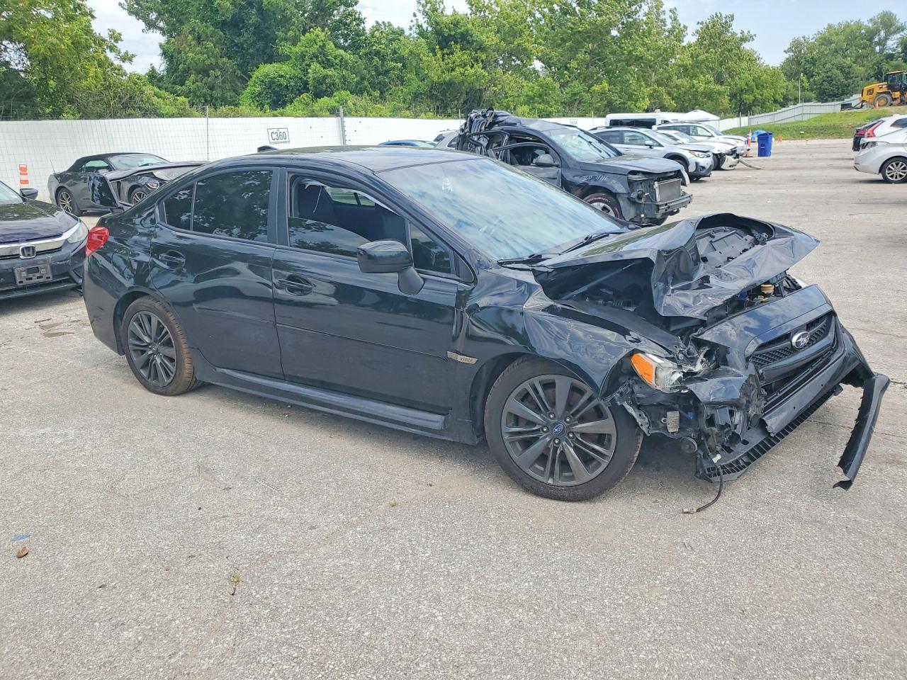 2015 Subaru Wrx Black vin: JF1VA1A69F9834399