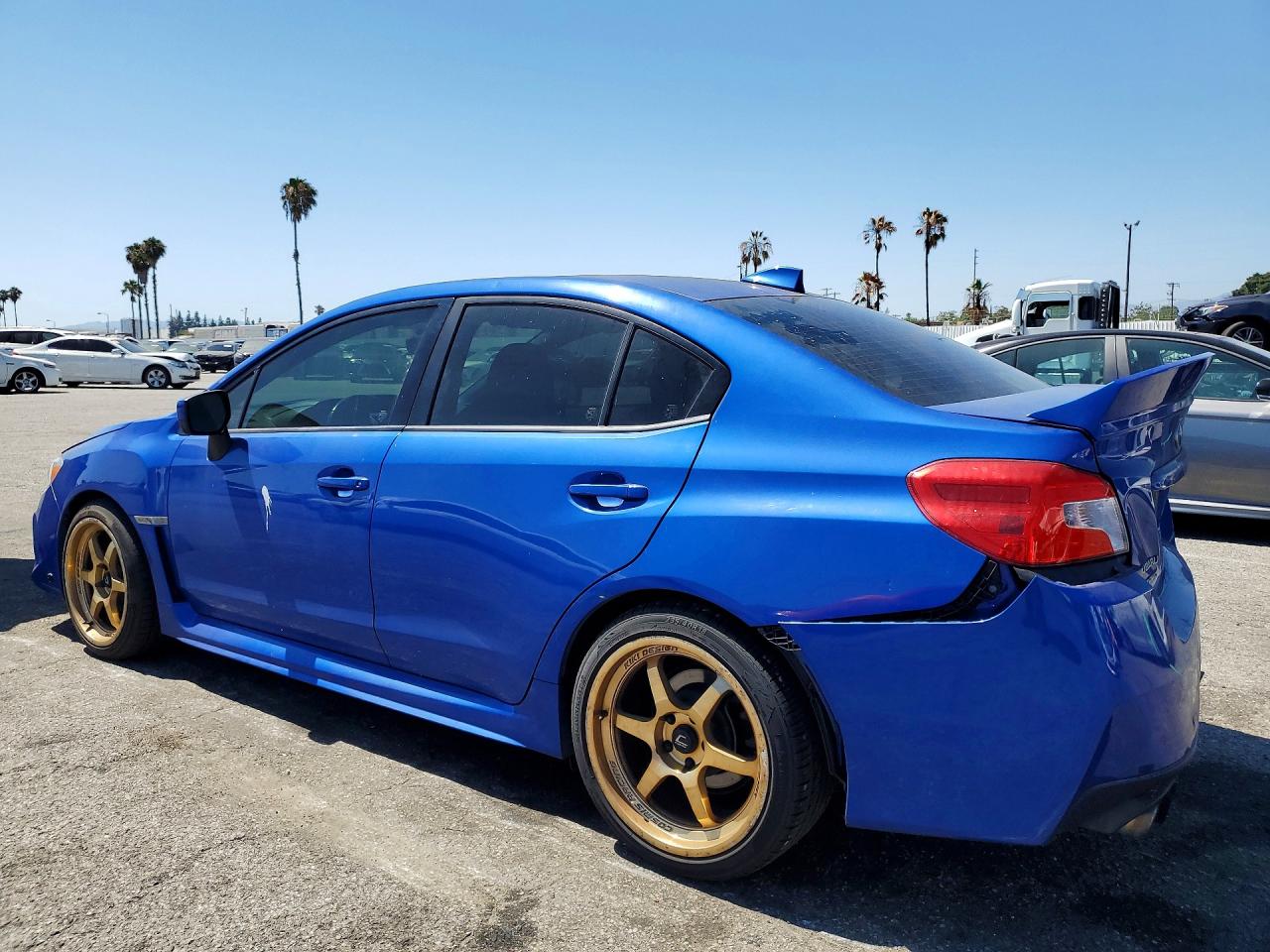 2020 Subaru Wrx Blue vin: JF1VA1A69L9832633