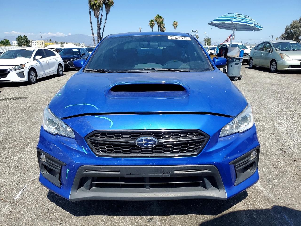 2020 Subaru Wrx Blue vin: JF1VA1A69L9832633