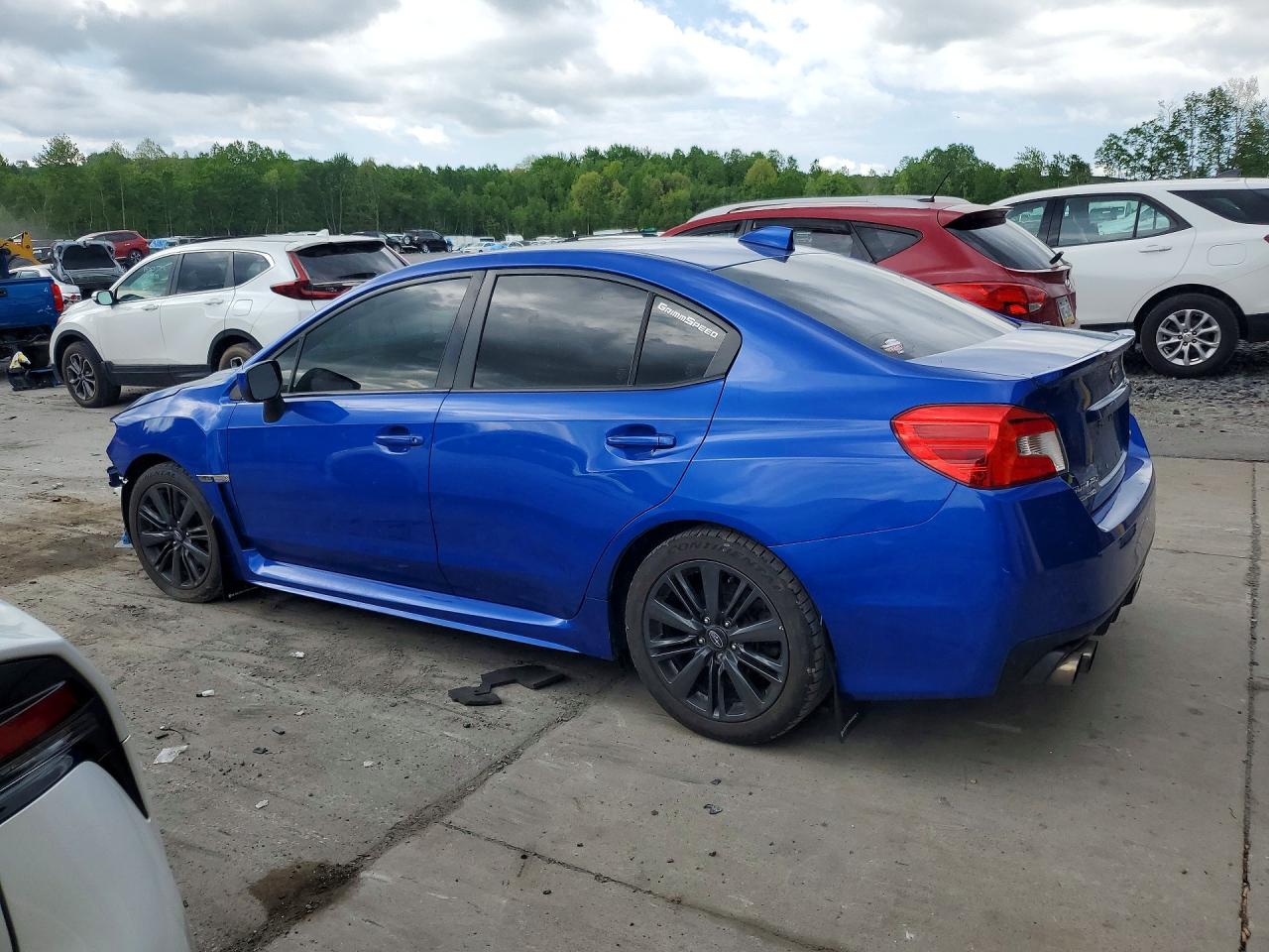 2021 Subaru Wrx Blue vin: JF1VA1A69M9814134