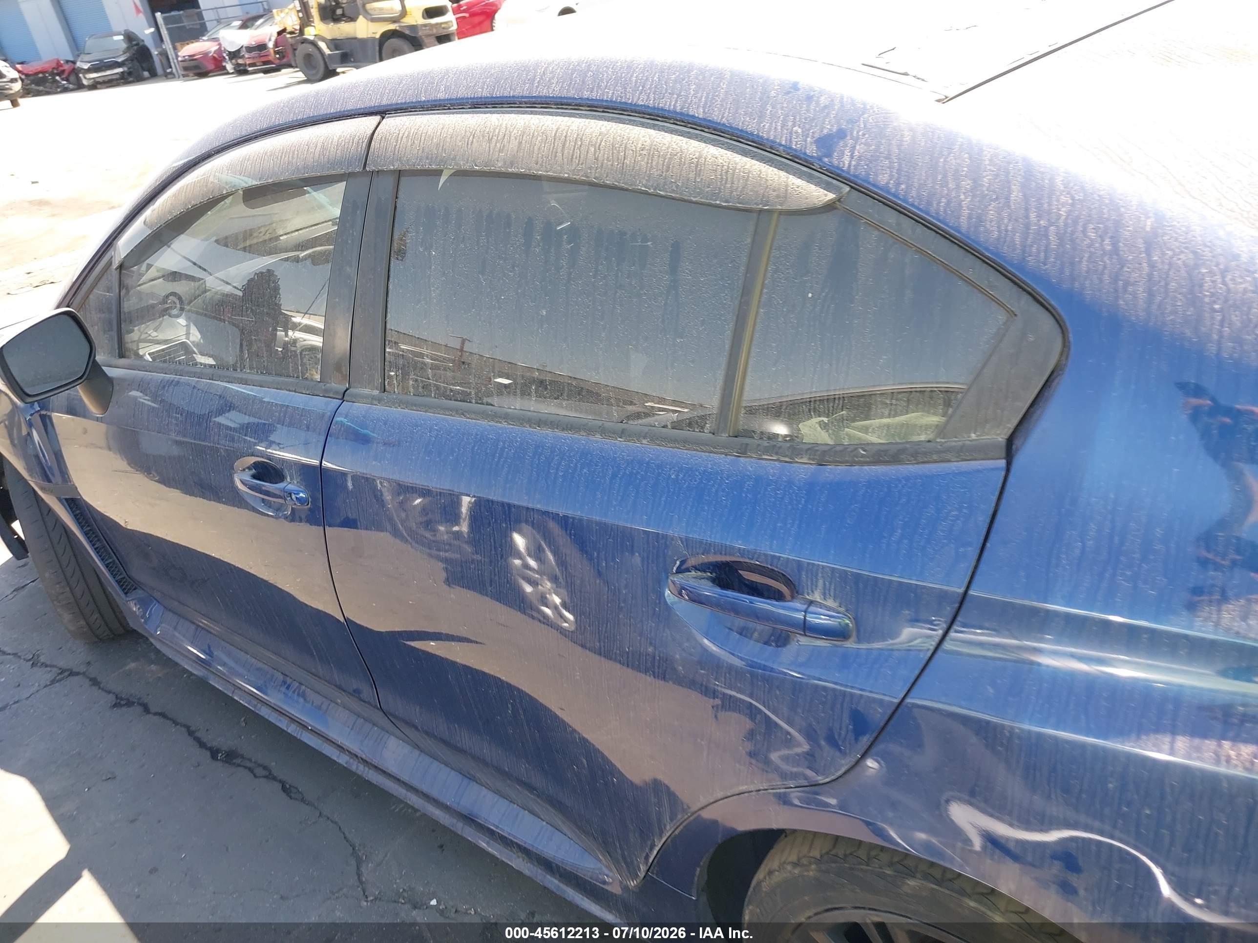 2015 Subaru Wrx   Blue vin: JF1VA1A6XF9807891