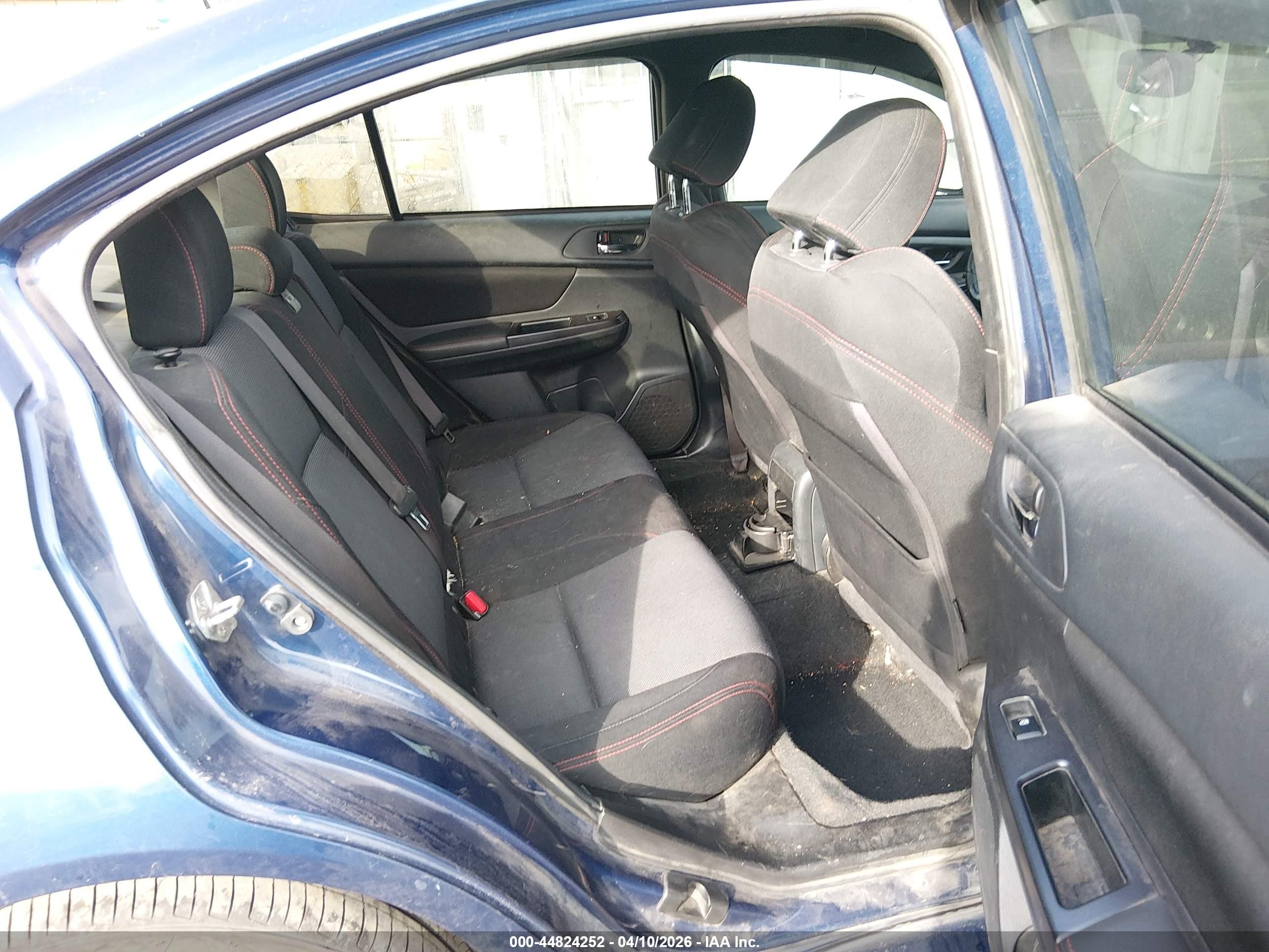 2015 Subaru Wrx   Dark Blue vin: JF1VA1A6XF9832659