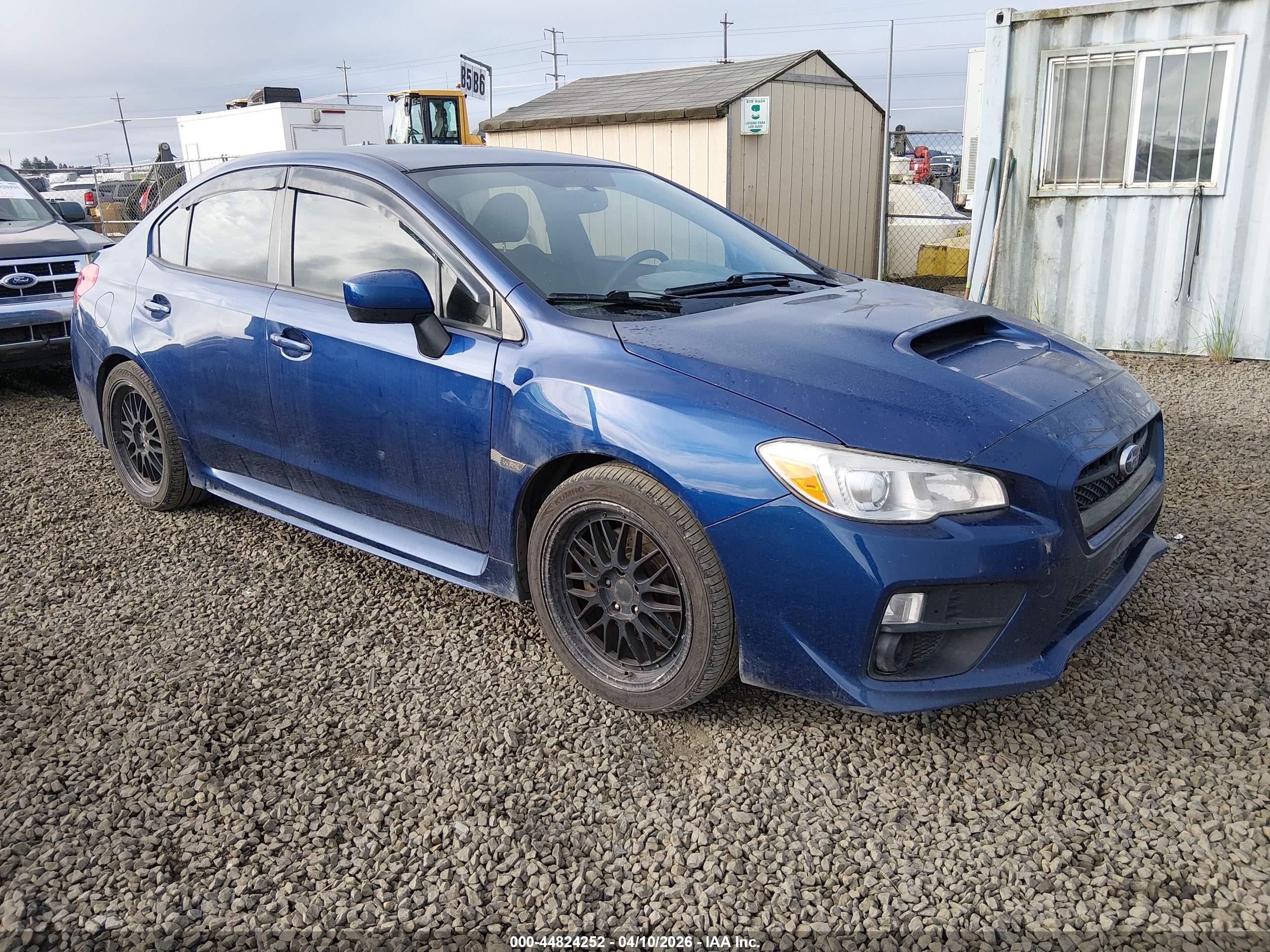 2015 Subaru Wrx   Dark Blue vin: JF1VA1A6XF9832659