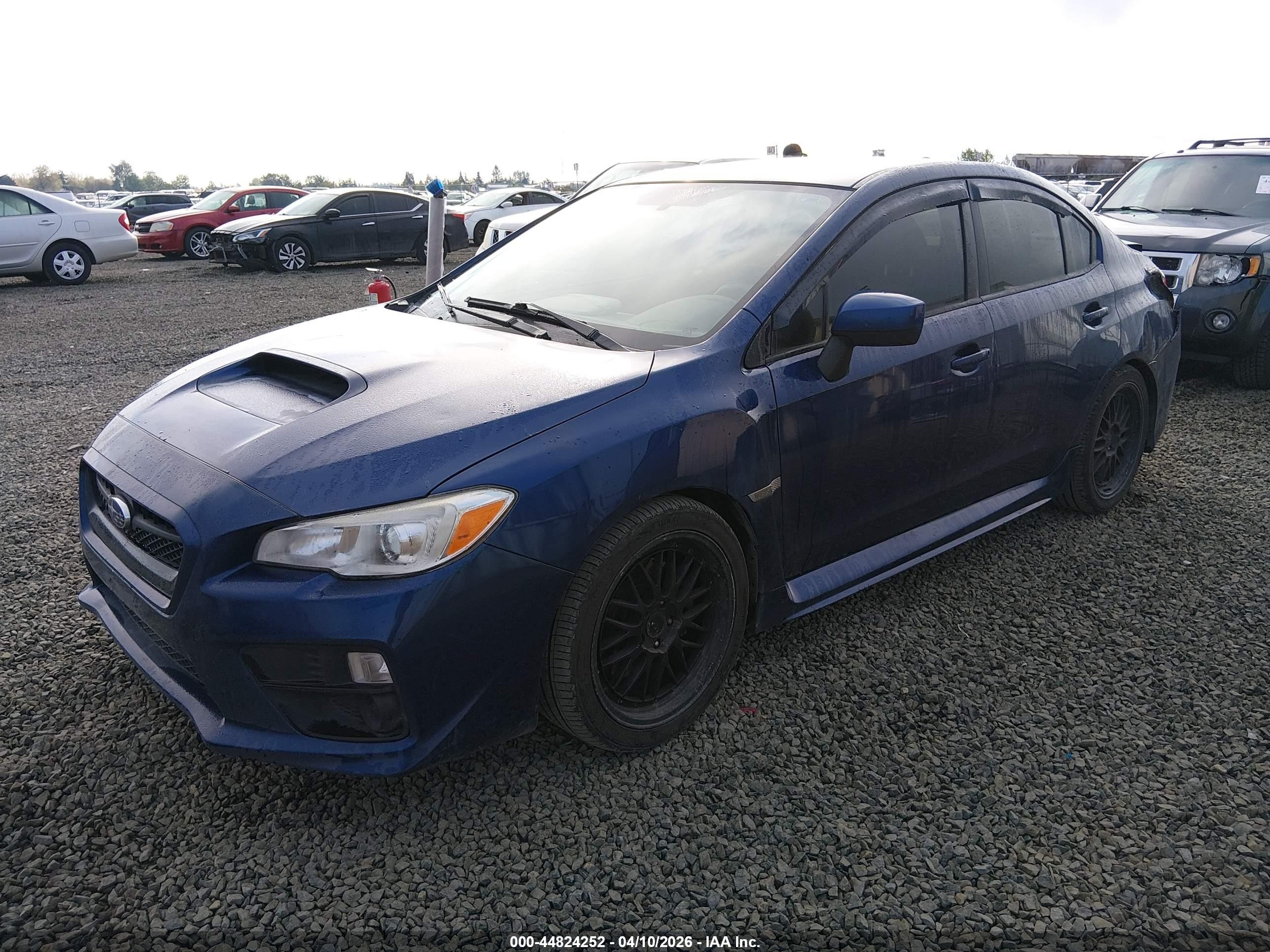 2015 Subaru Wrx   Dark Blue vin: JF1VA1A6XF9832659
