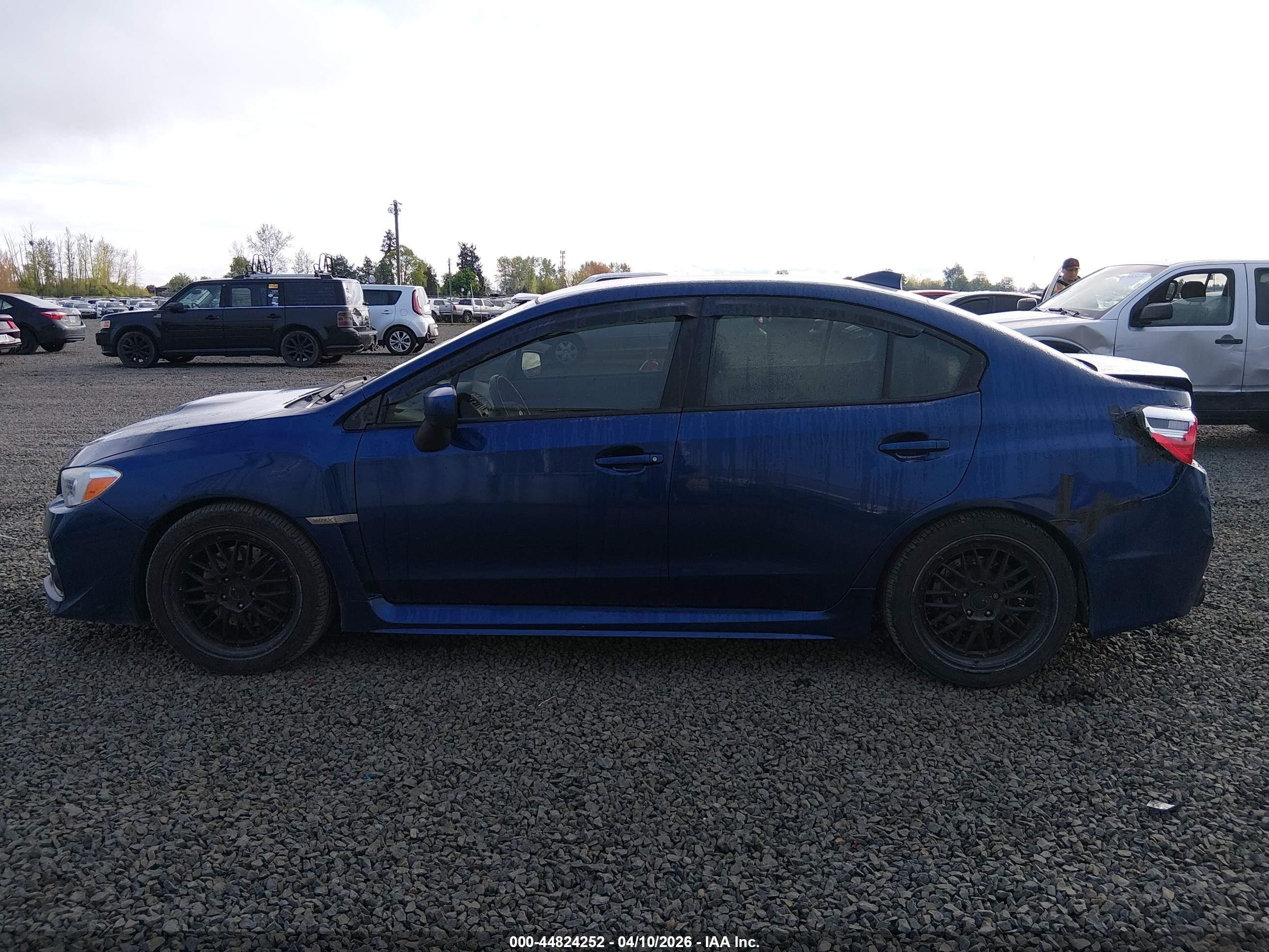 2015 Subaru Wrx   Dark Blue vin: JF1VA1A6XF9832659