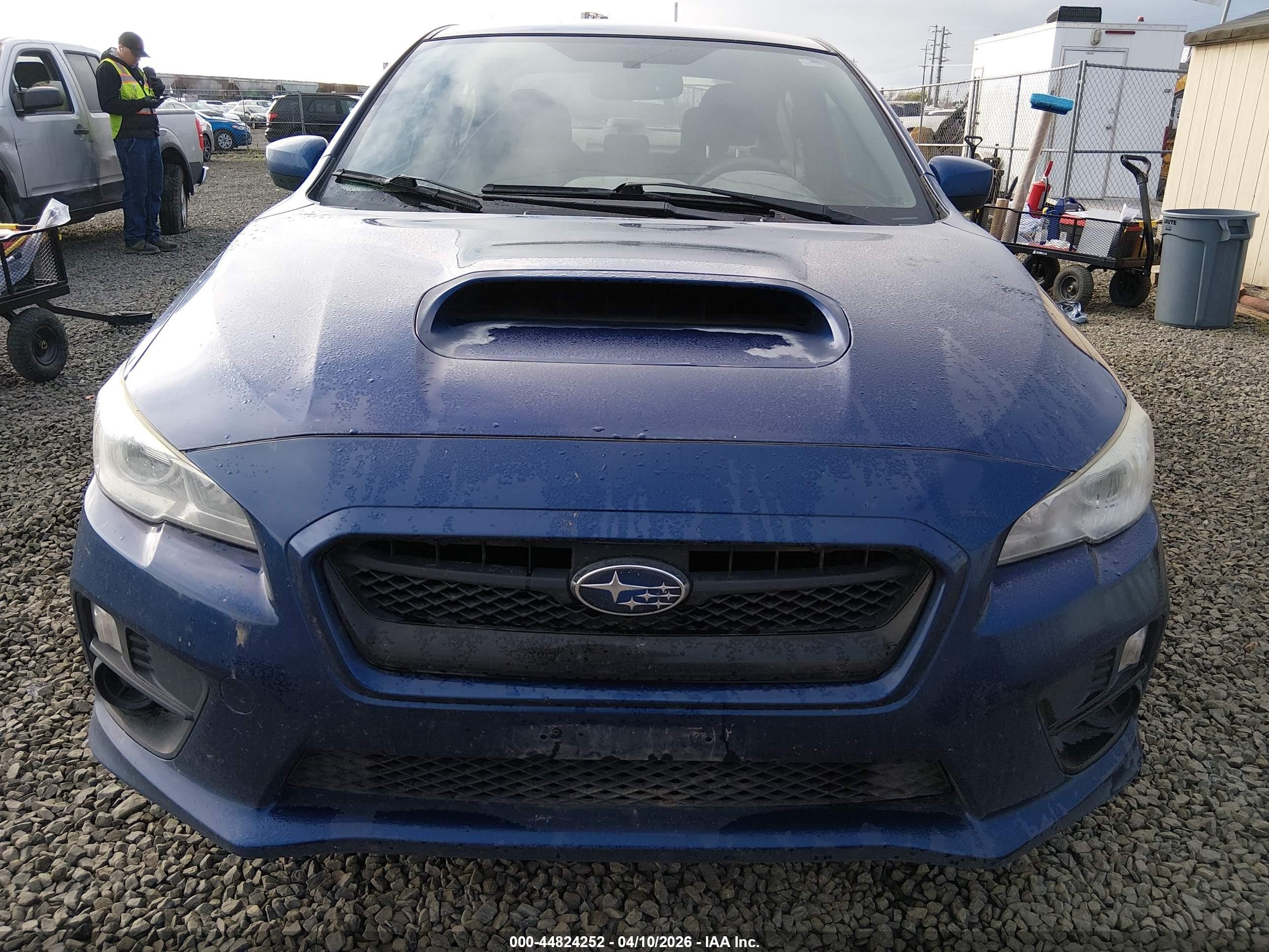 2015 Subaru Wrx   Dark Blue vin: JF1VA1A6XF9832659