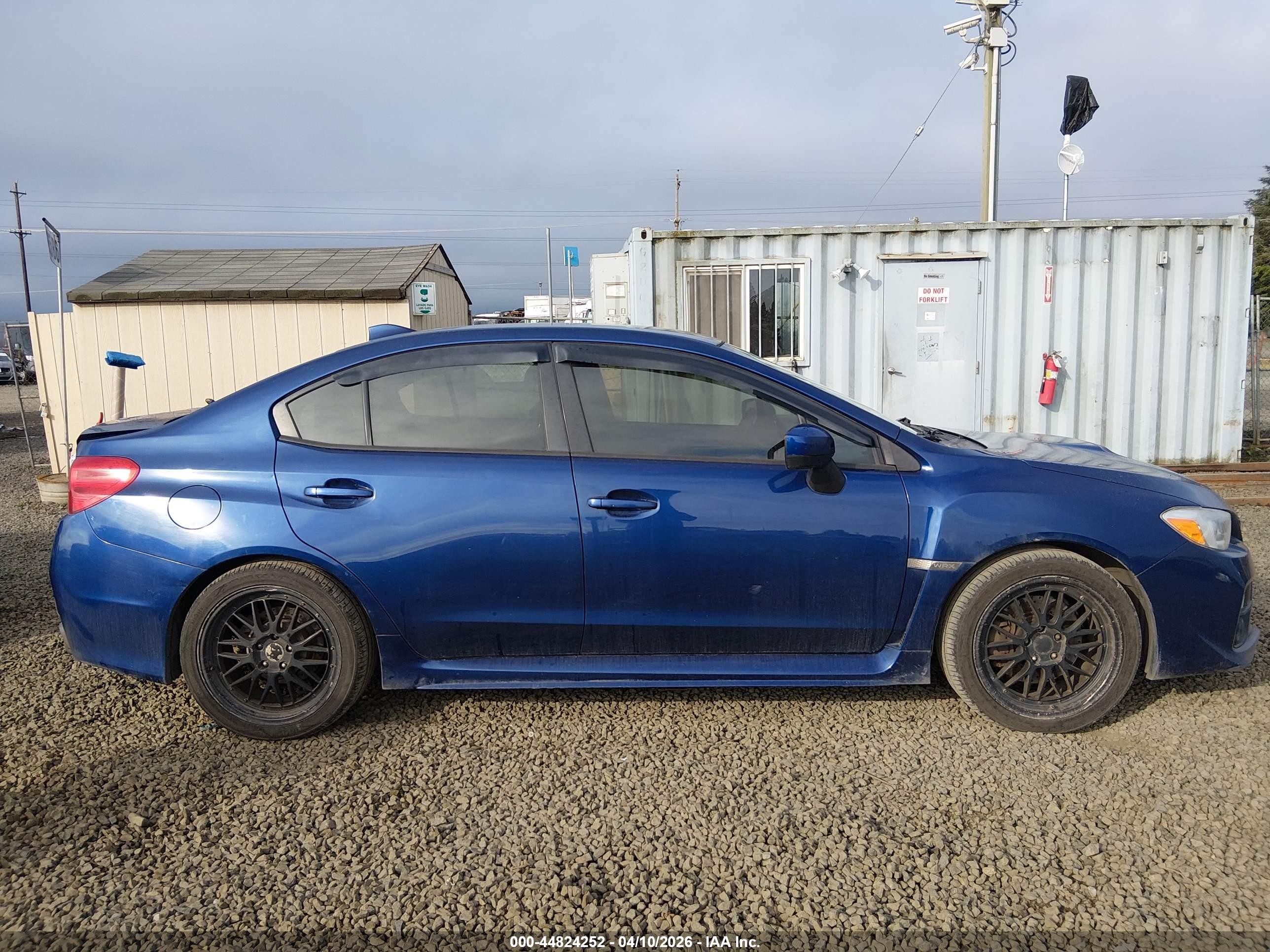 2015 Subaru Wrx   Dark Blue vin: JF1VA1A6XF9832659