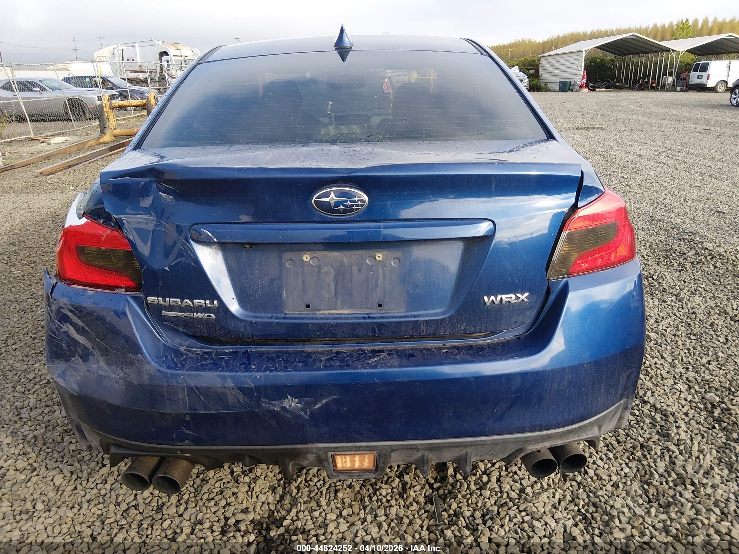 2015 Subaru Wrx   Dark Blue vin: JF1VA1A6XF9832659
