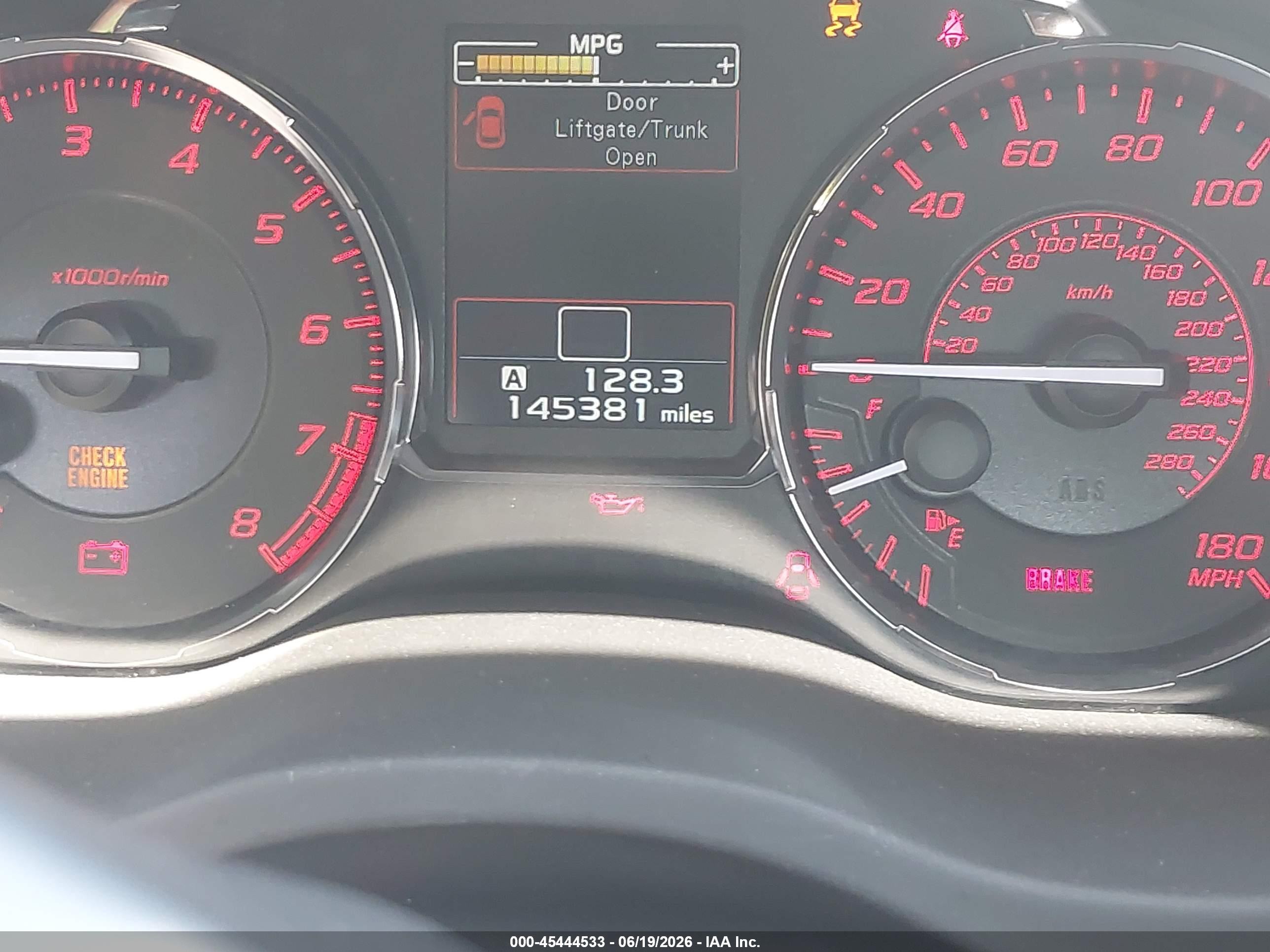 2015 Subaru Wrx   White vin: JF1VA1A6XF9837327