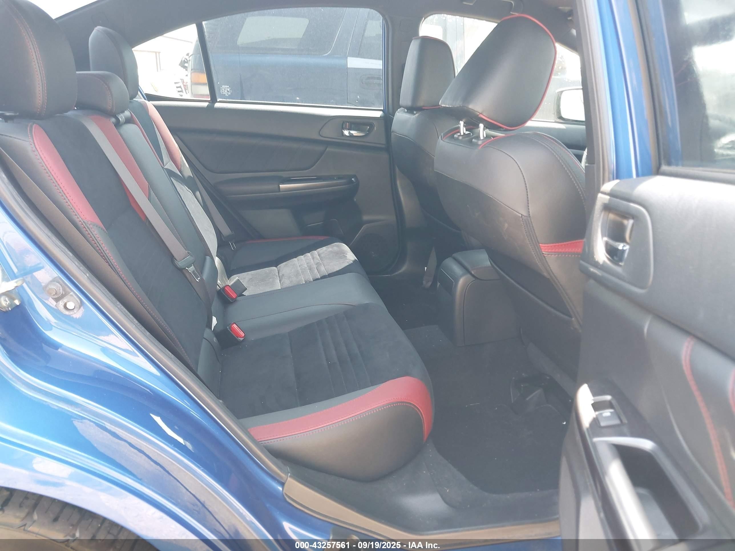 2018 Subaru Wrx Premium Blue vin: JF1VA1B65J9801357