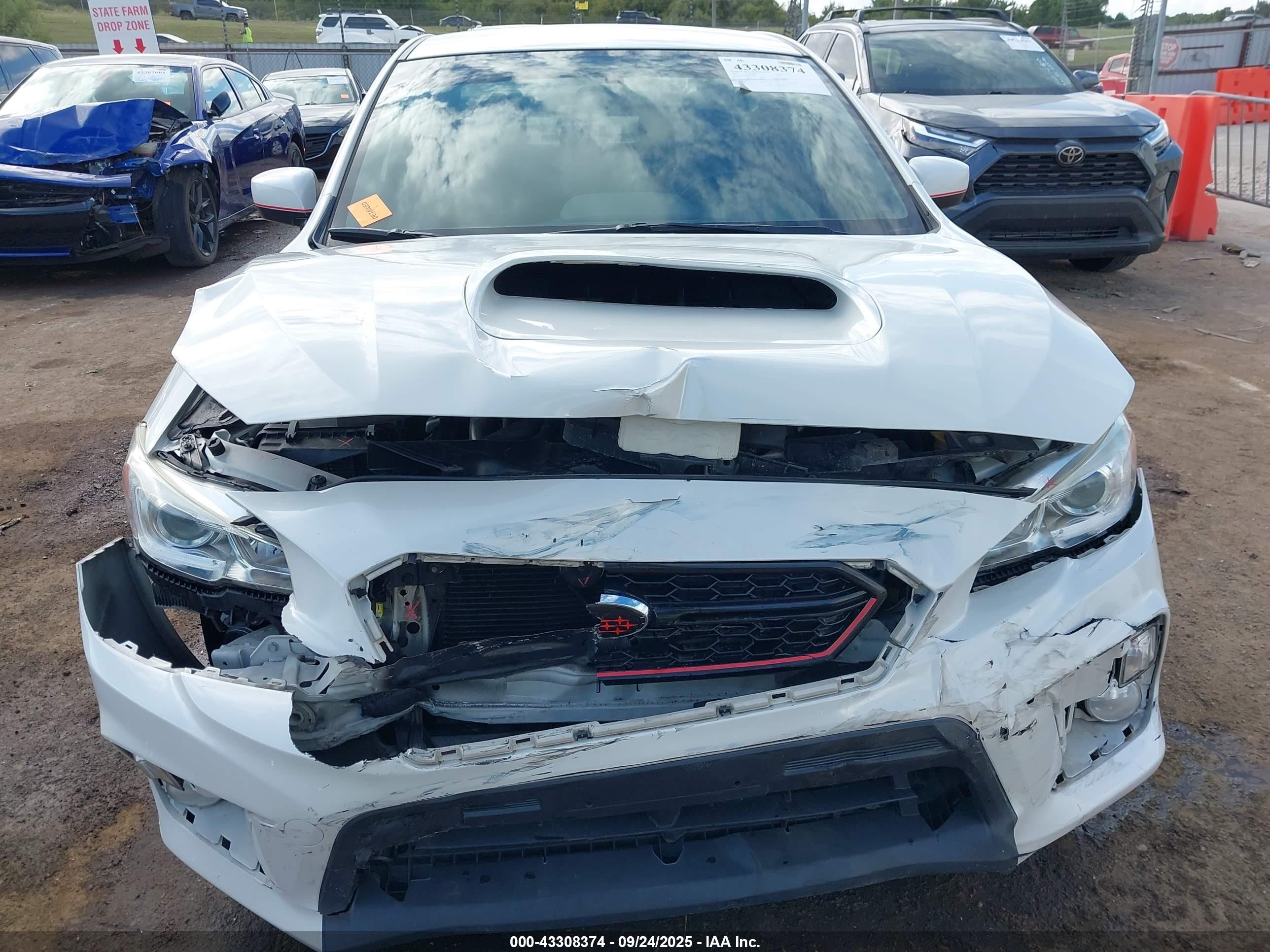 2018 Subaru Wrx Premium White vin: JF1VA1B65J9832687