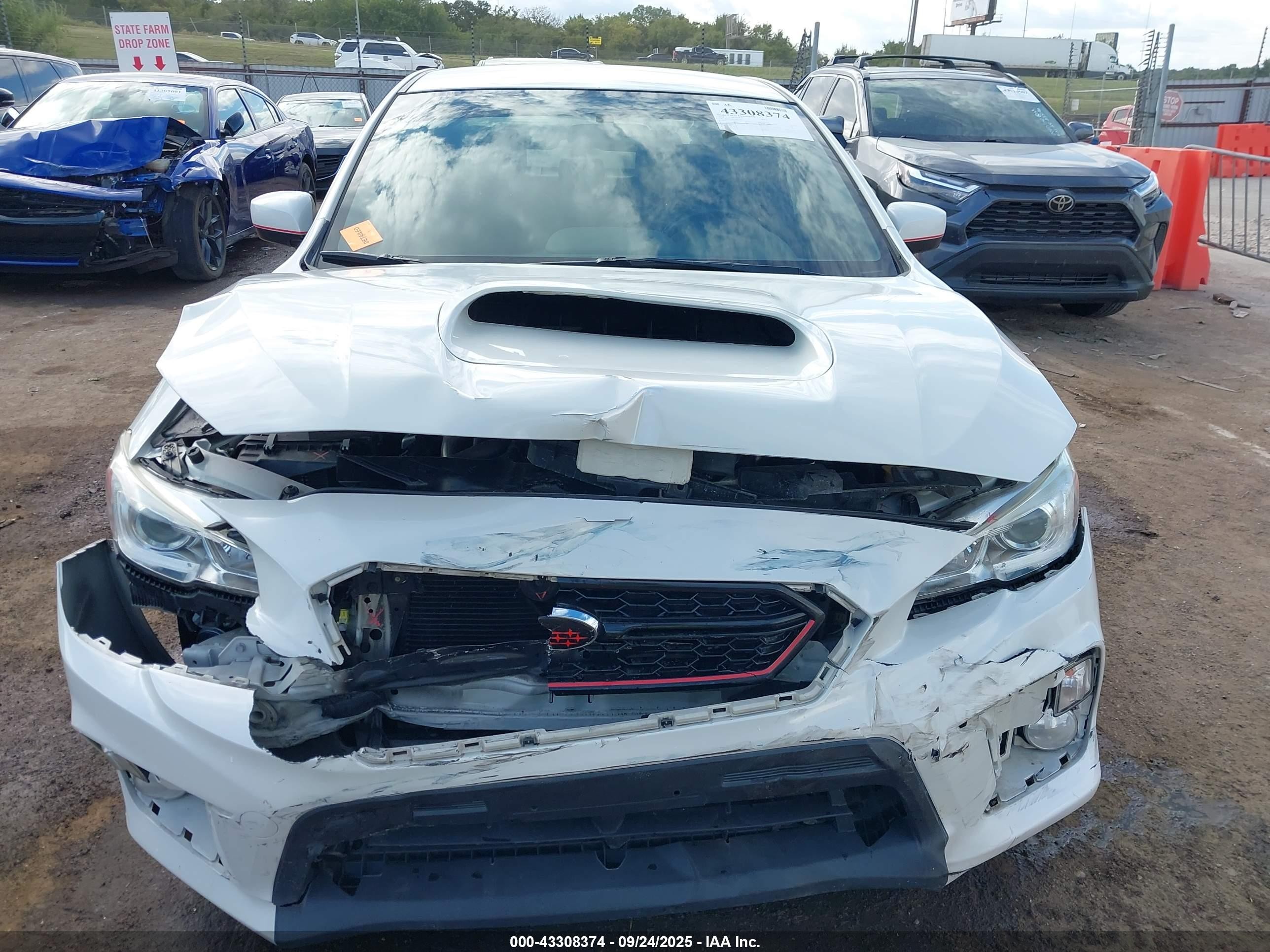 2018 Subaru Wrx Premium White vin: JF1VA1B65J9832687