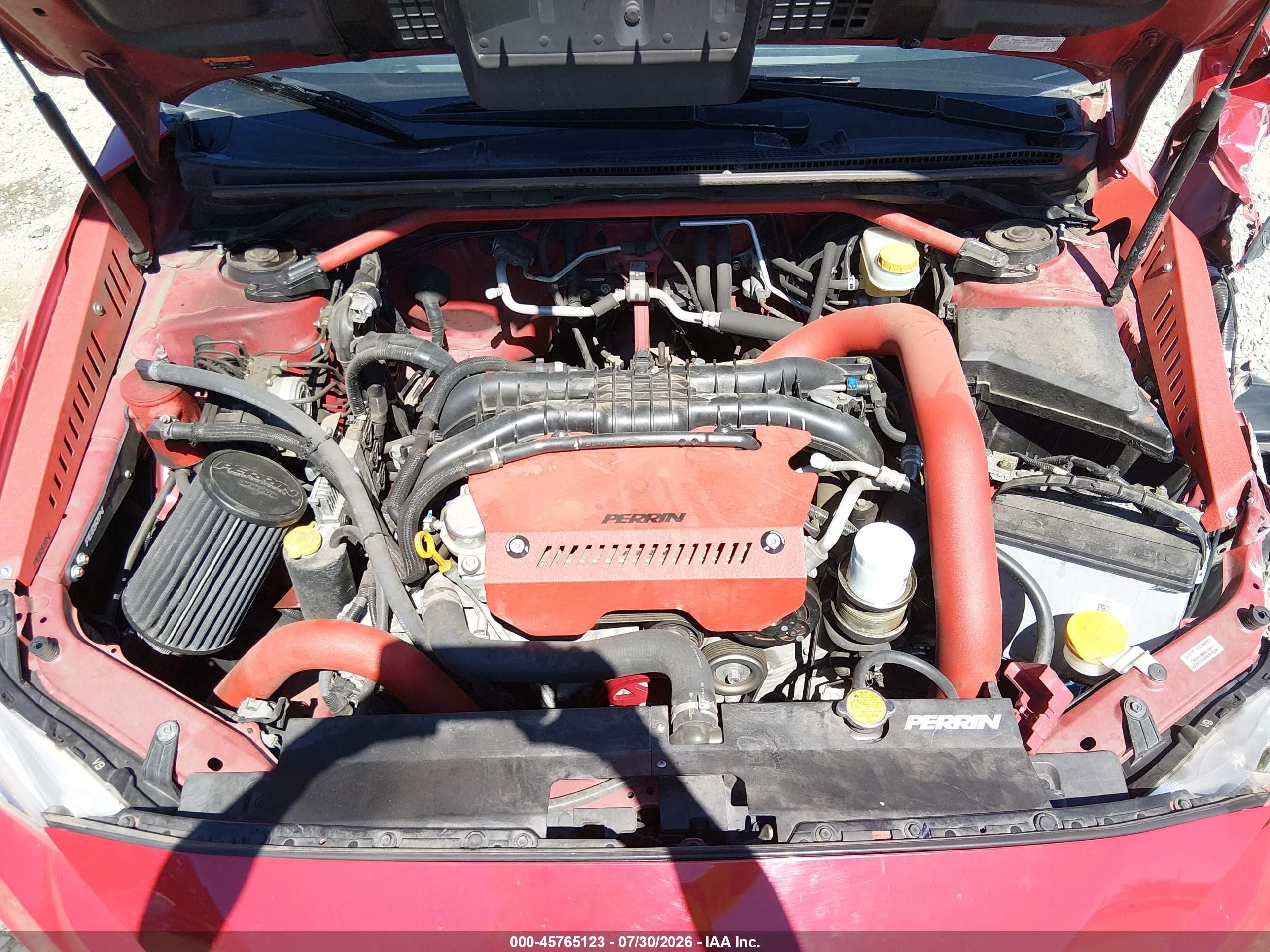 2018 Subaru Wrx Premium Red vin: JF1VA1B67J9804129