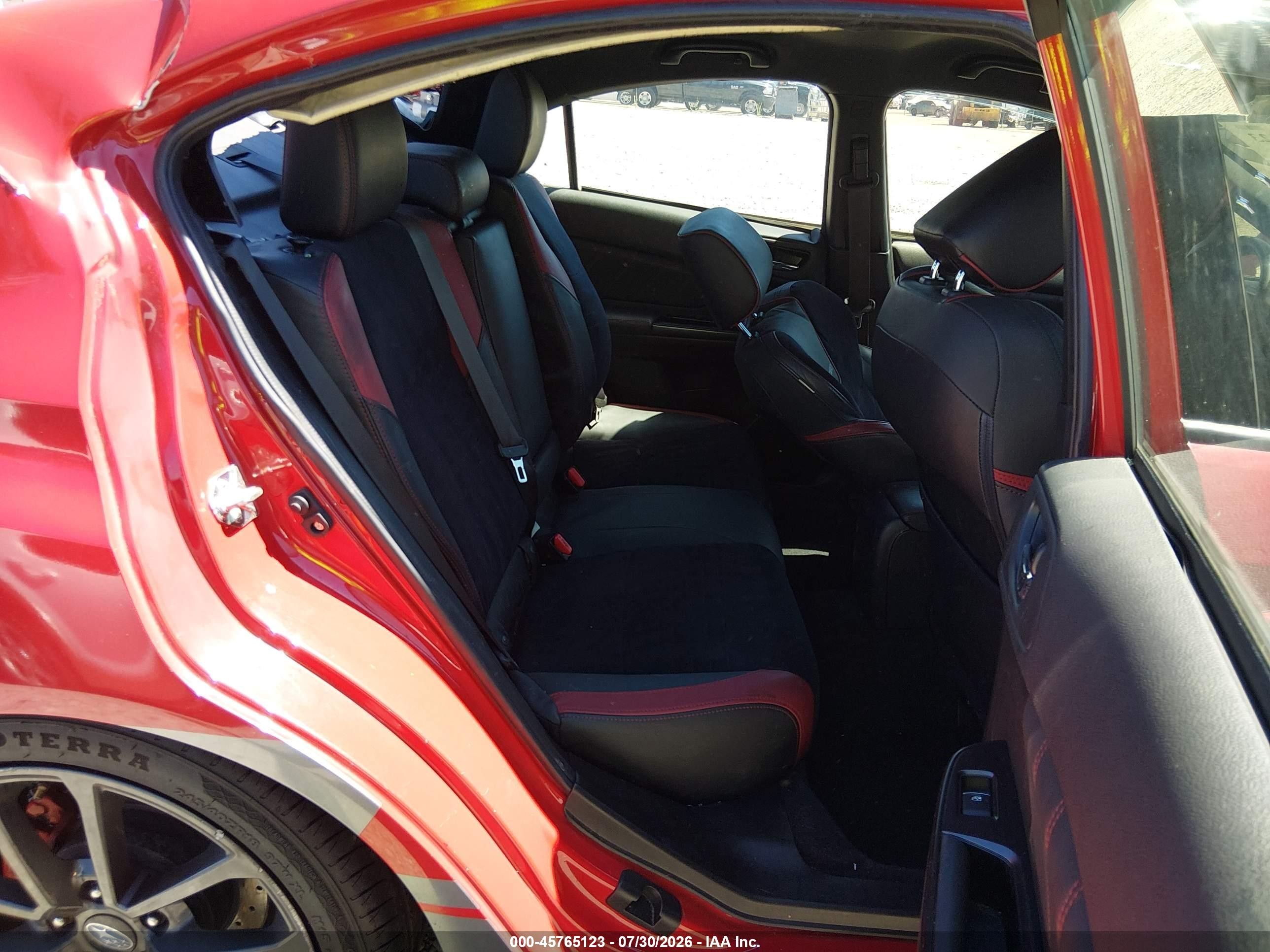 2018 Subaru Wrx Premium Red vin: JF1VA1B67J9804129
