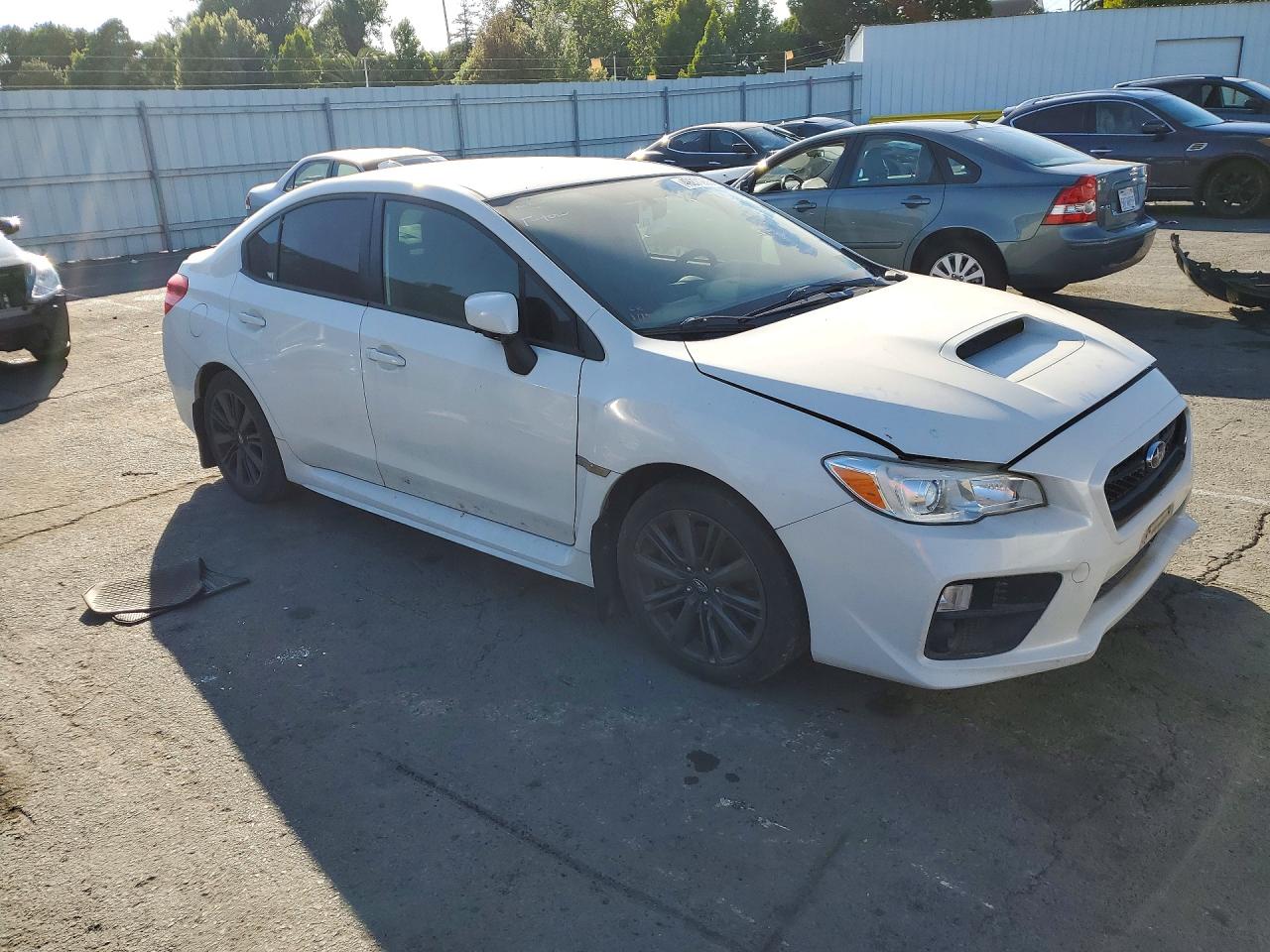 2017 Subaru Wrx White vin: JF1VA1B69H9840818