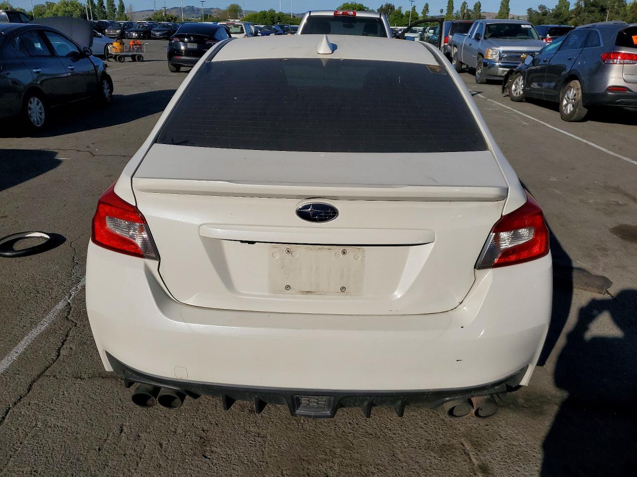 2017 Subaru Wrx White vin: JF1VA1B69H9840818