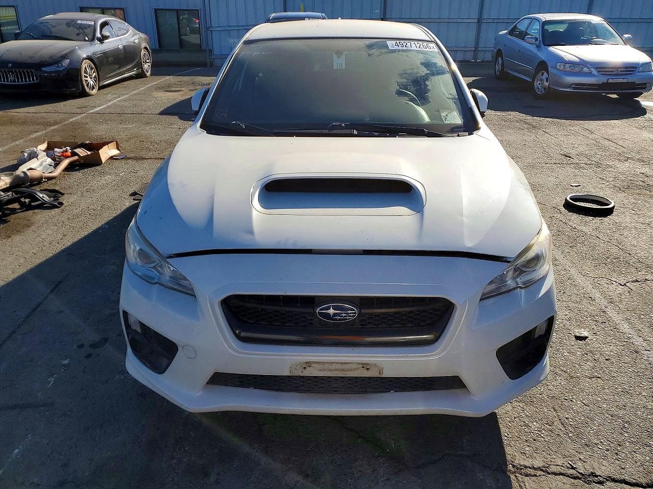 2017 Subaru Wrx White vin: JF1VA1B69H9840818