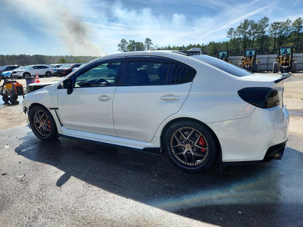 2020 Subaru Wrx Premium White vin: JF1VA1B69L9806483