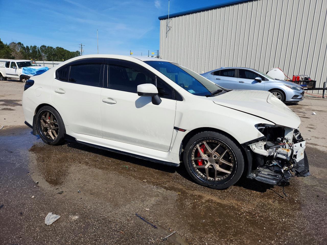 2020 Subaru Wrx Premium White vin: JF1VA1B69L9806483