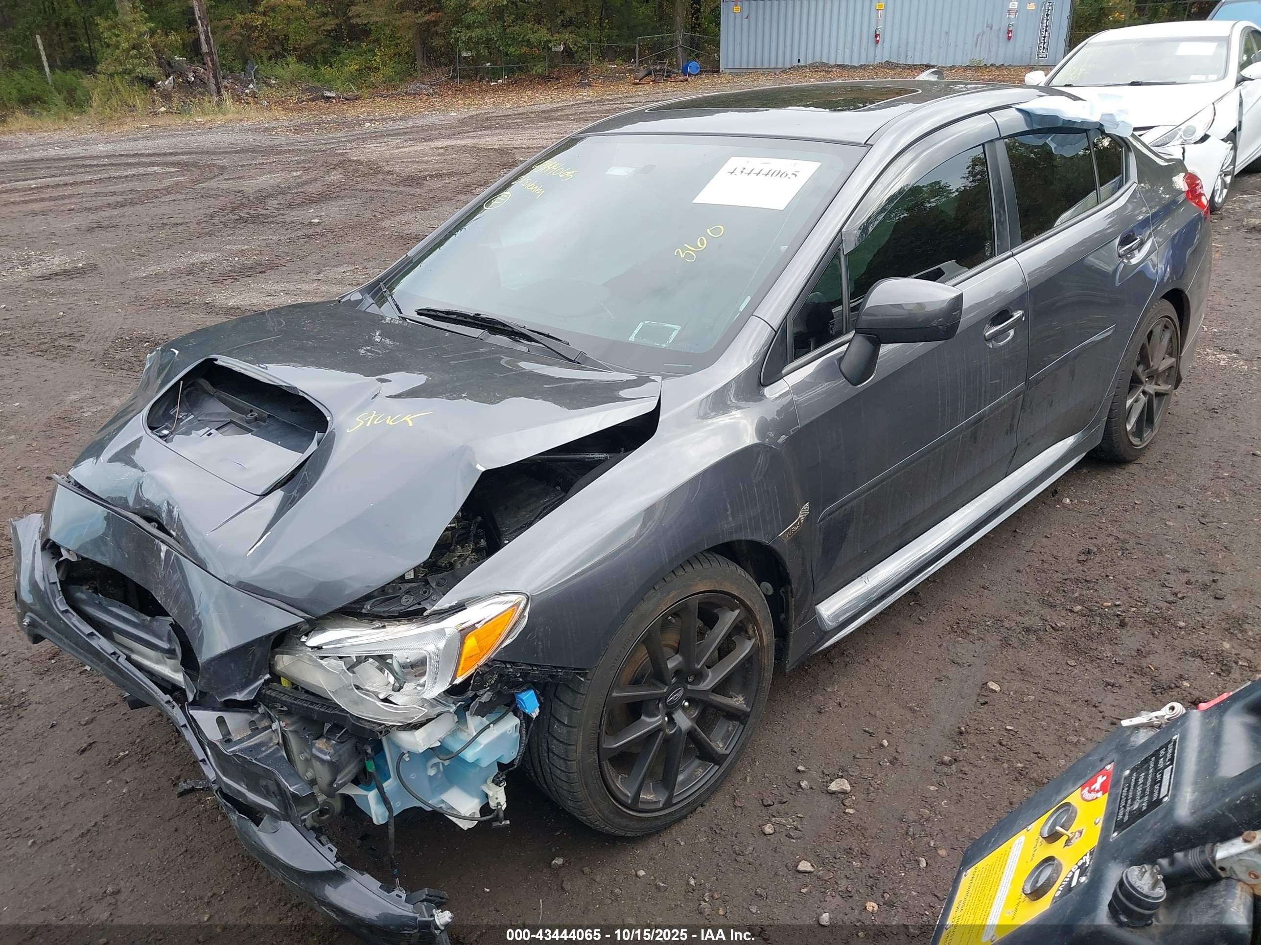 2021 Subaru Wrx Premium Серый vin: JF1VA1C60M9818280