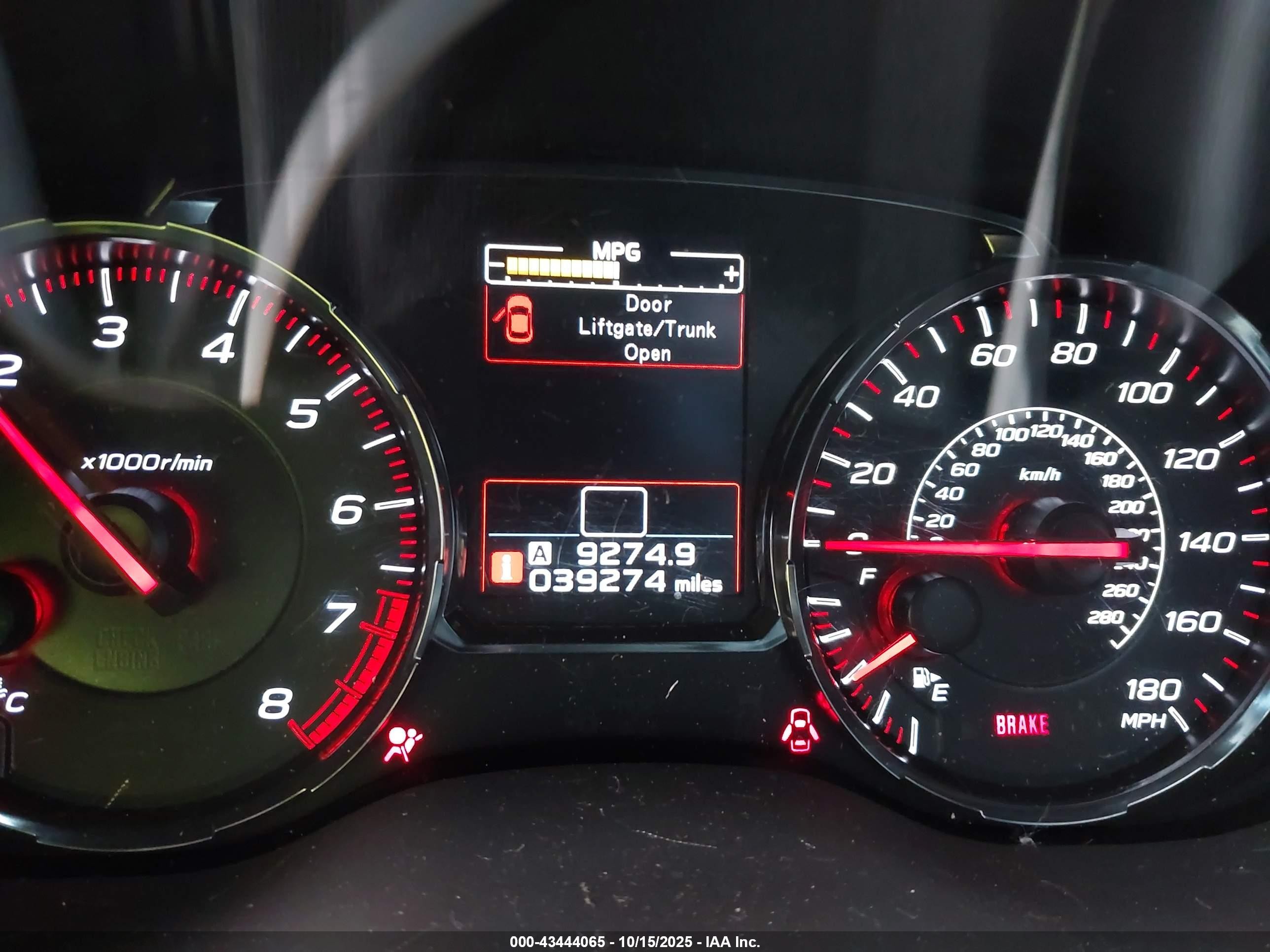 2021 Subaru Wrx Premium Серый vin: JF1VA1C60M9818280