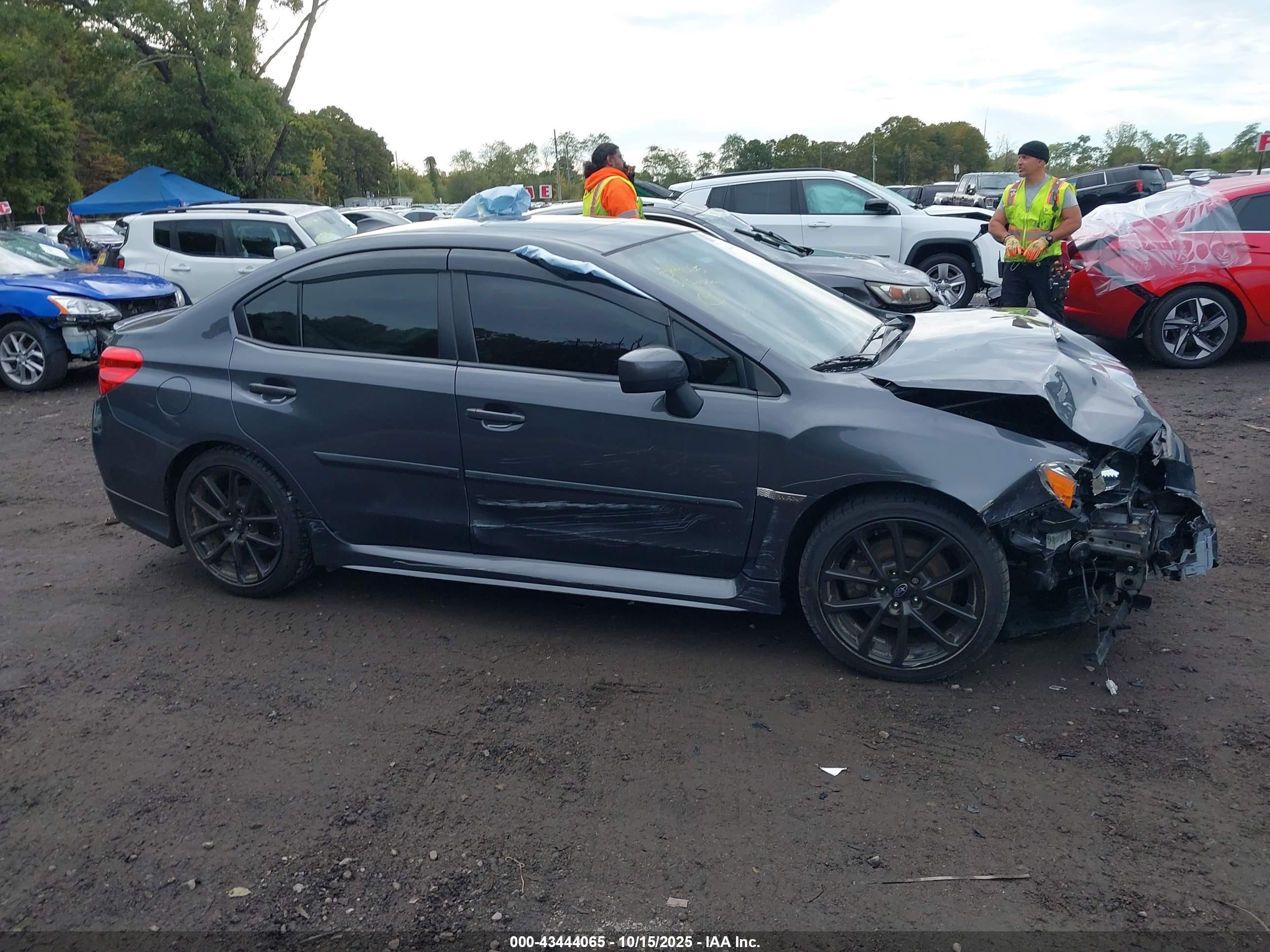 2021 Subaru Wrx Premium Серый vin: JF1VA1C60M9818280