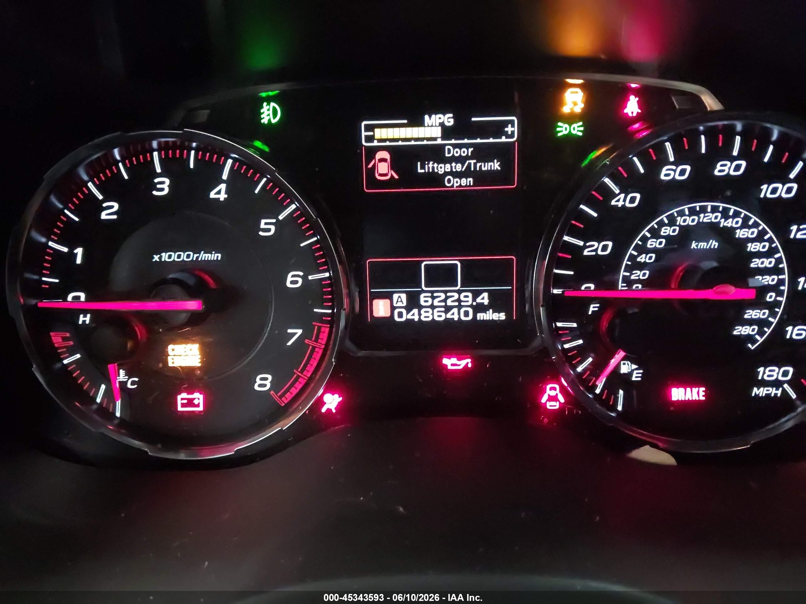 2021 Subaru Wrx Premium Серый vin: JF1VA1C62M9808429