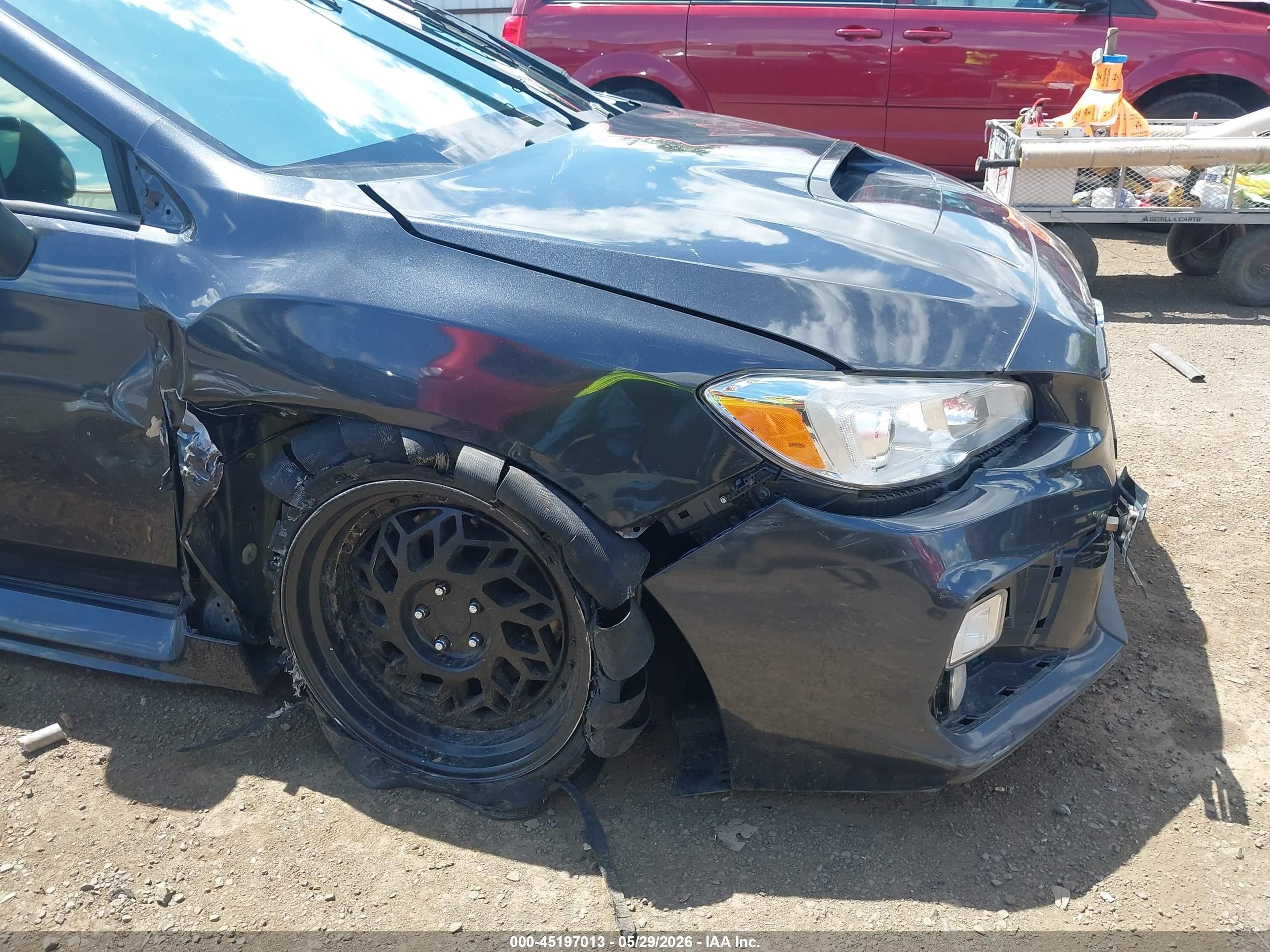 2018 Subaru Wrx Premium Black vin: JF1VA1C65J9821056
