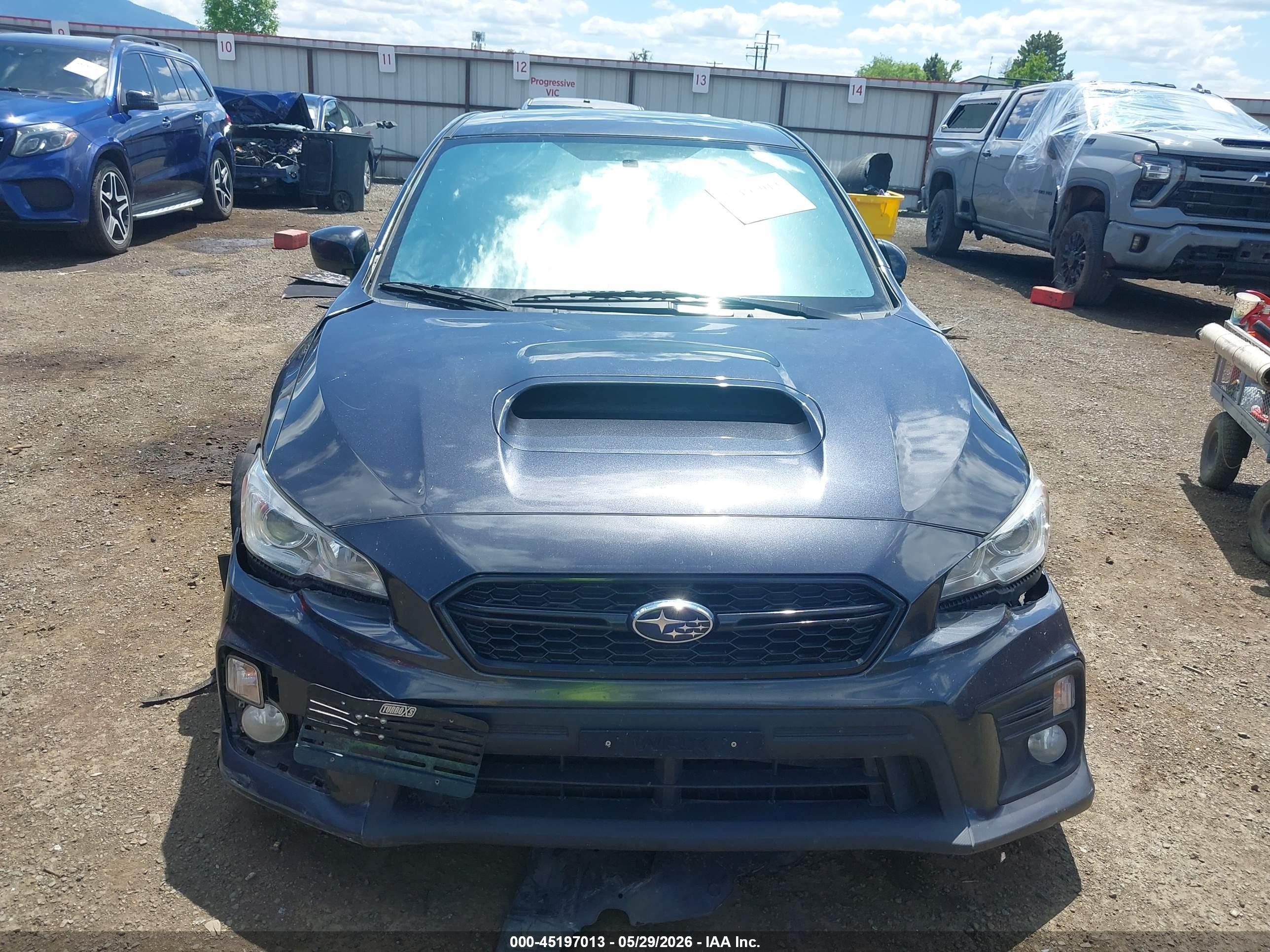 2018 Subaru Wrx Premium Black vin: JF1VA1C65J9821056