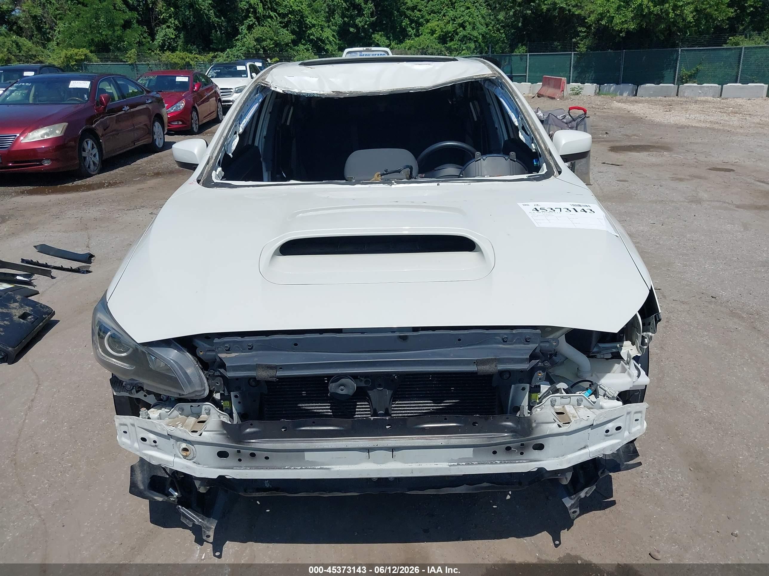 2019 Subaru Wrx Premium White vin: JF1VA1C65K9805280
