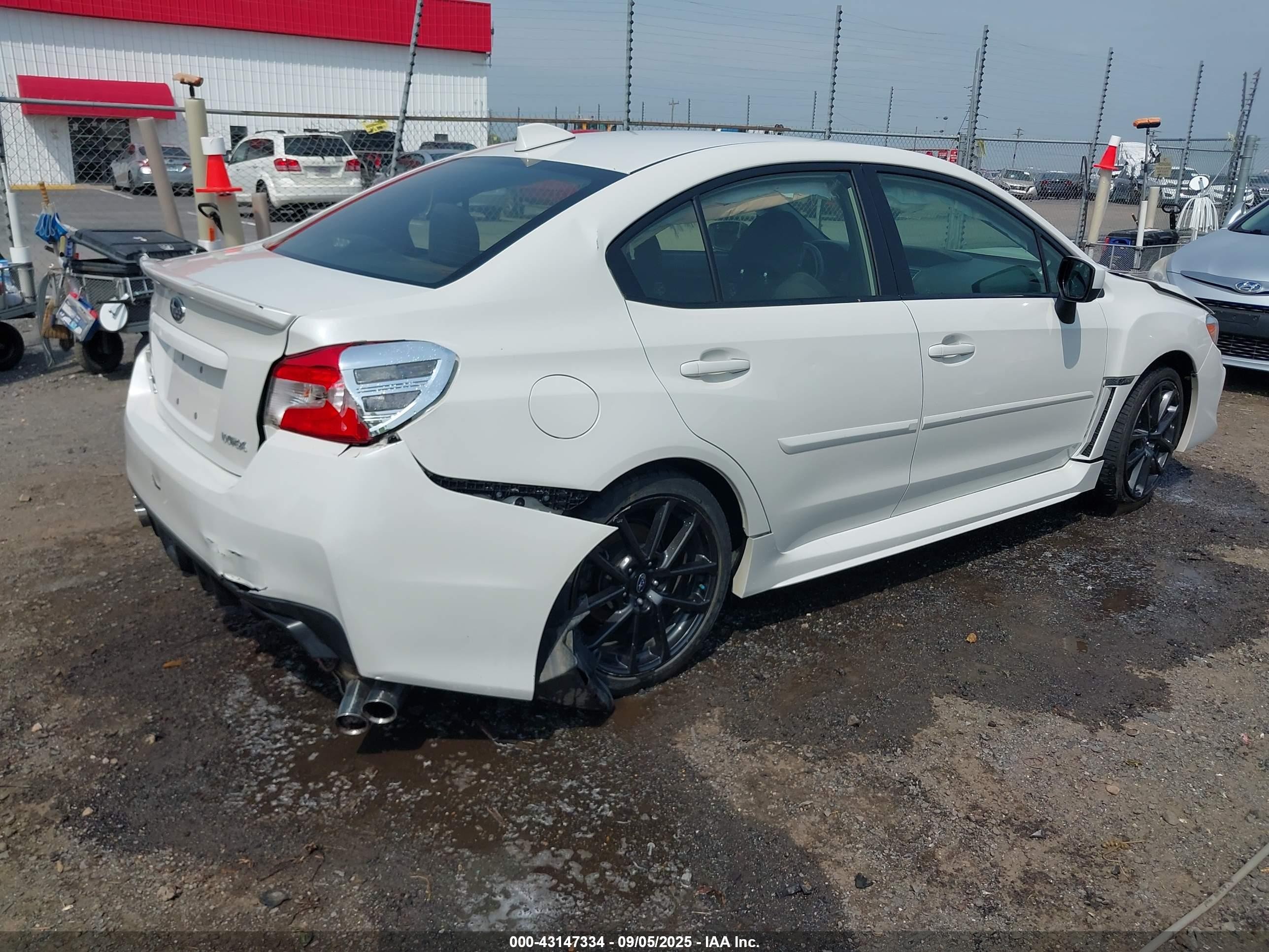 2021 Subaru Wrx Premium Белый vin: JF1VA1C66M9812080