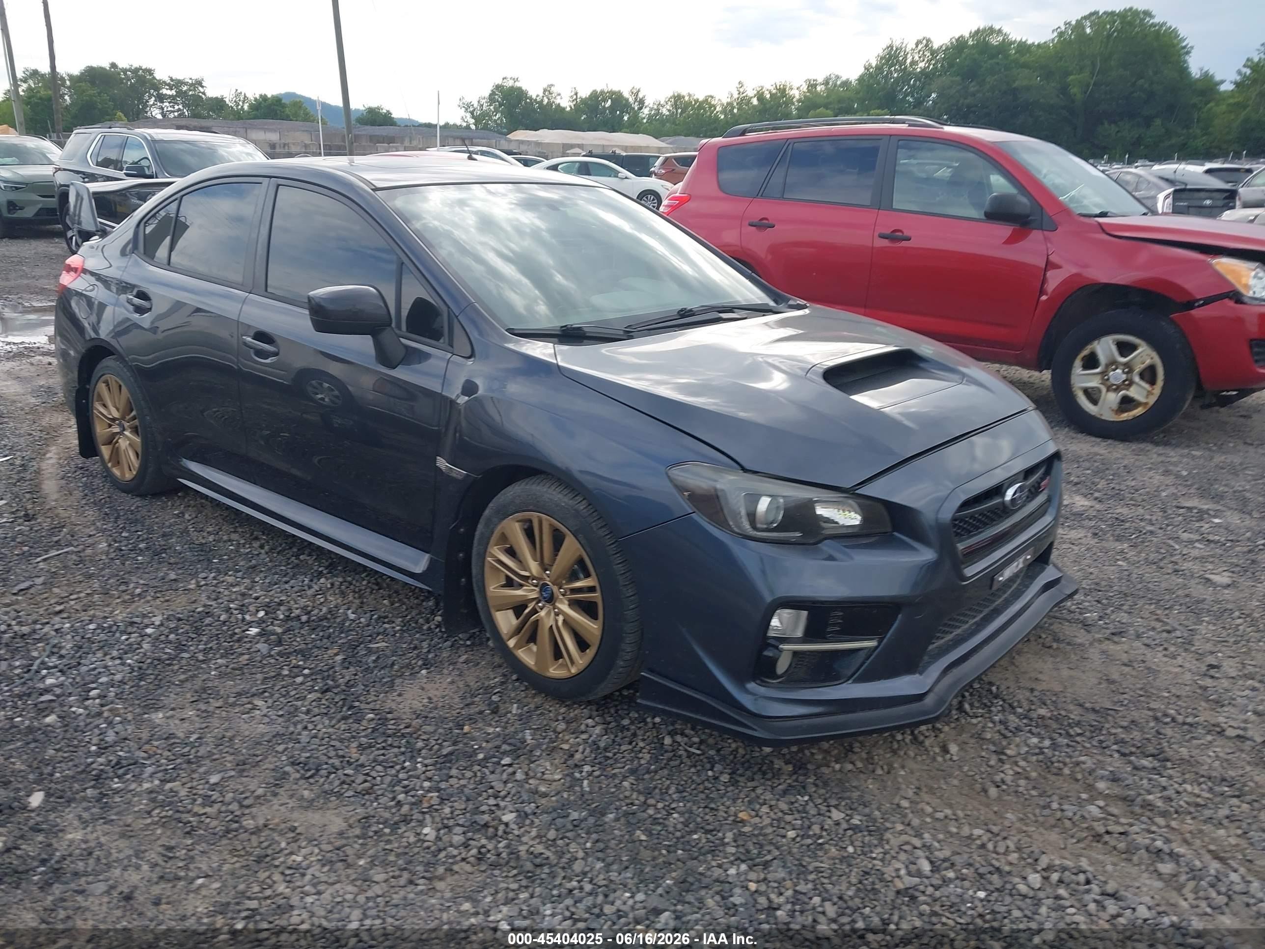 2015 Subaru Wrx Premium Gray vin: JF1VA1D60F9823318