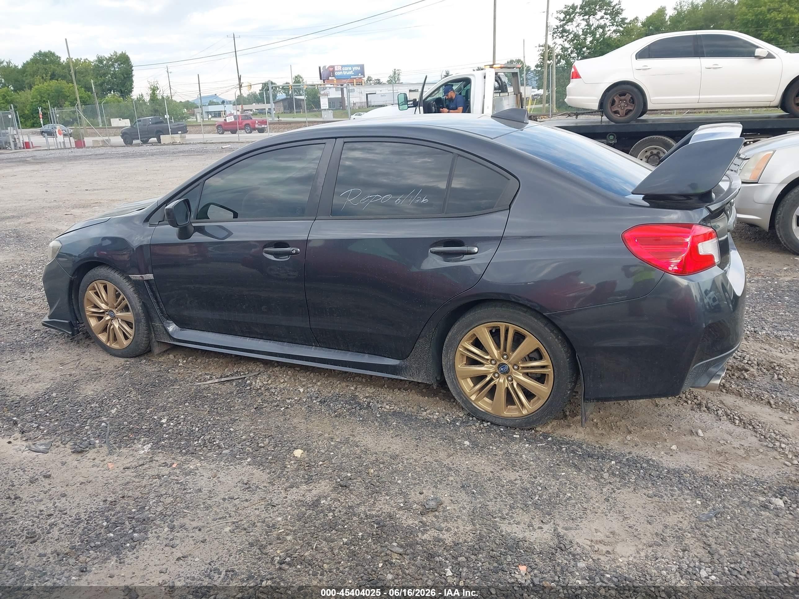 2015 Subaru Wrx Premium Gray vin: JF1VA1D60F9823318