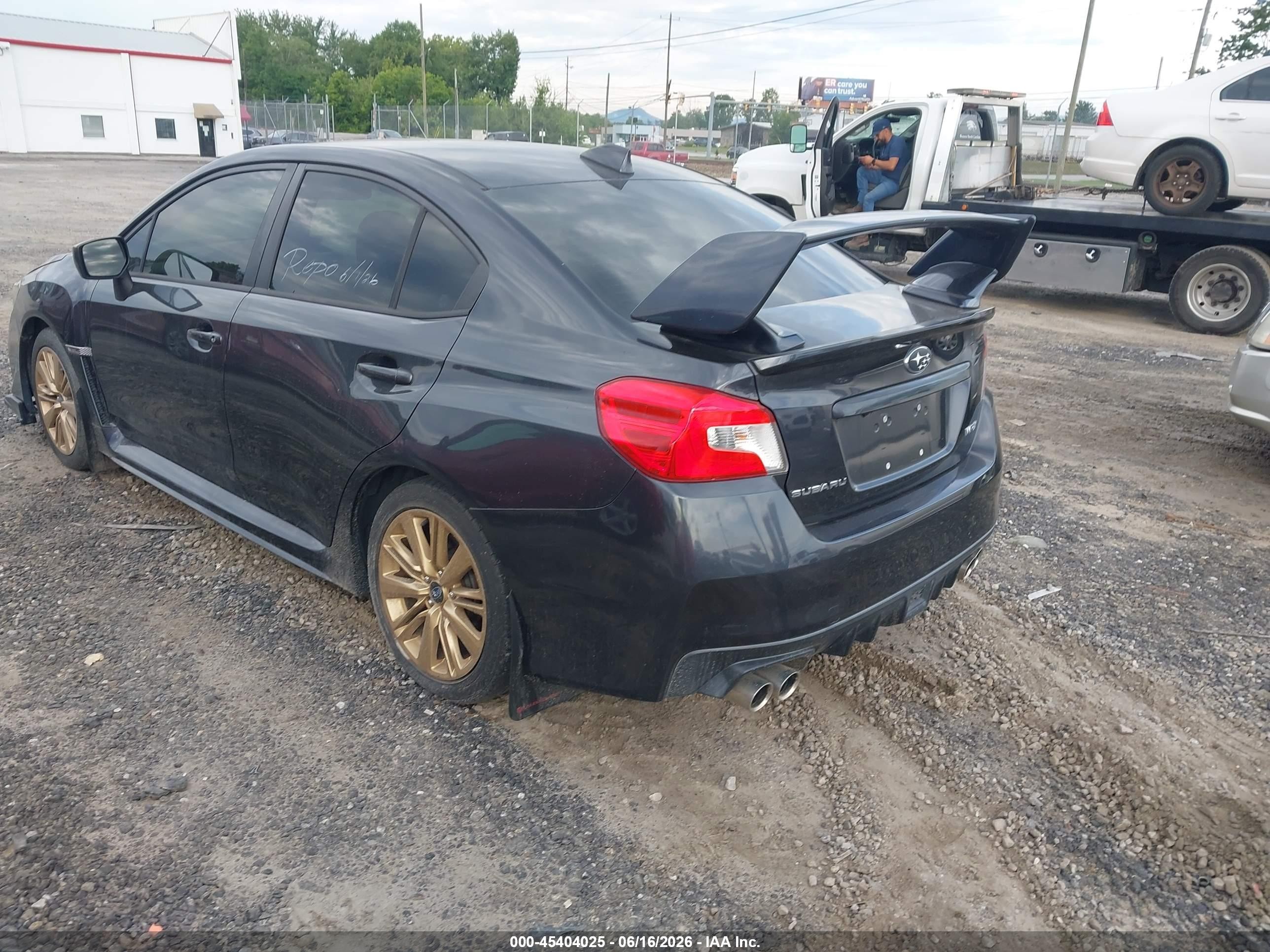 2015 Subaru Wrx Premium Gray vin: JF1VA1D60F9823318