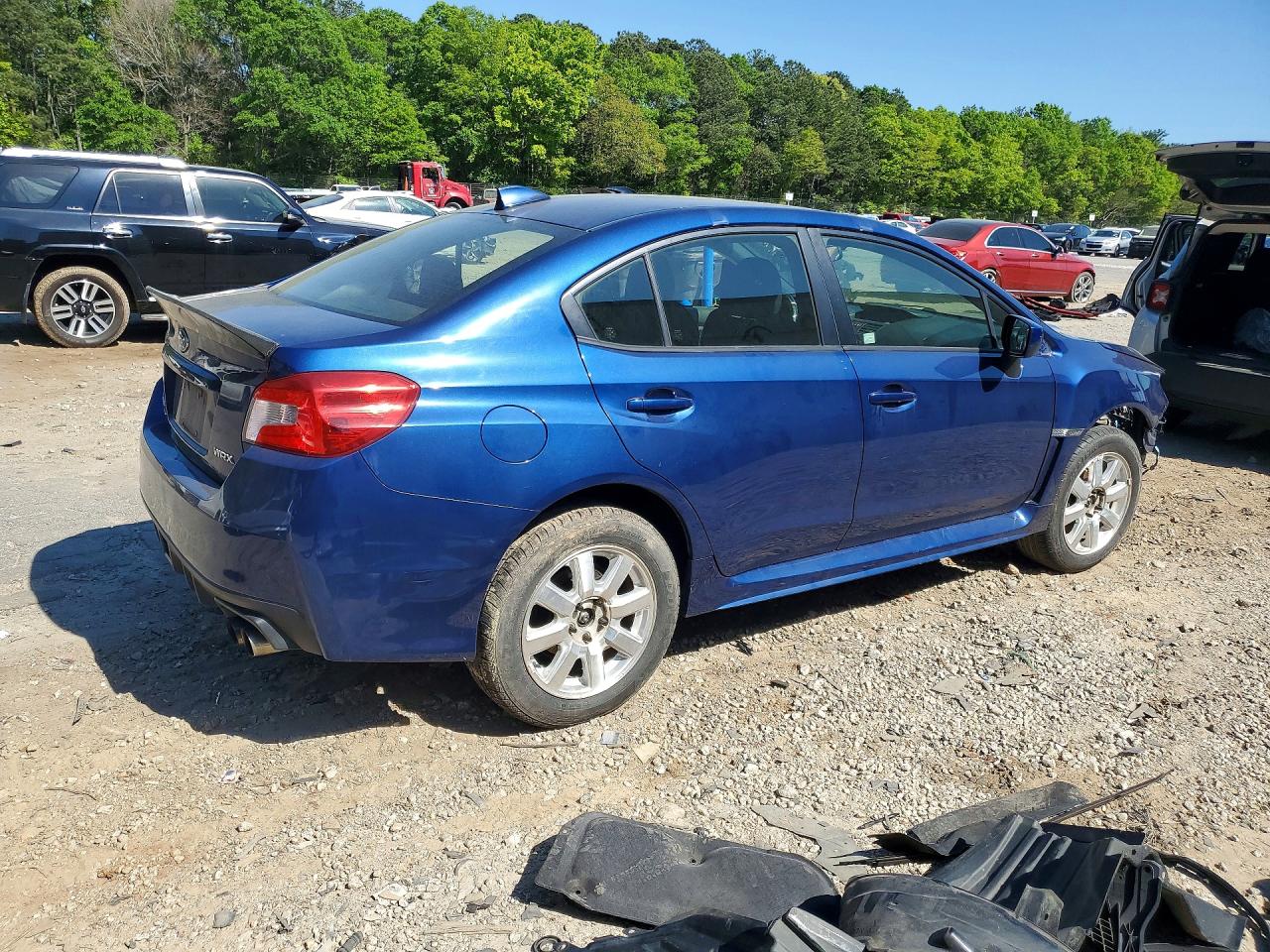 2015 Subaru Wrx Premium Blue vin: JF1VA1D60F9828485