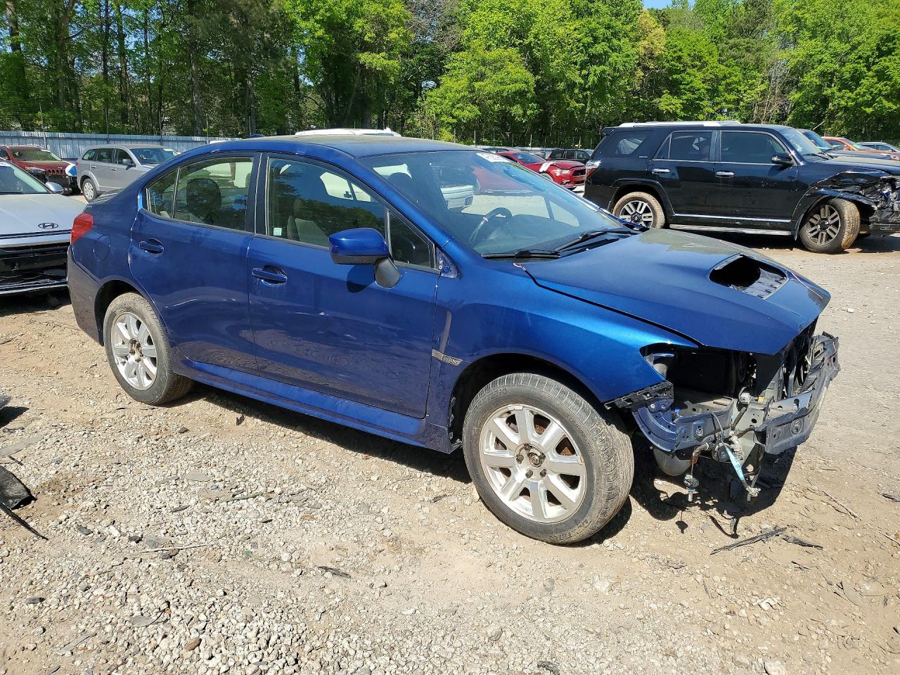 2015 Subaru Wrx Premium Blue vin: JF1VA1D60F9828485