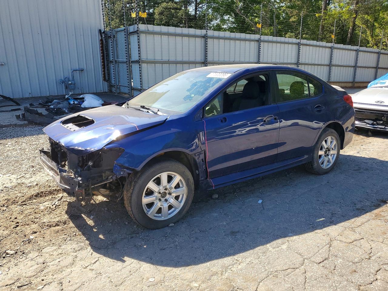 2015 Subaru Wrx Premium Blue vin: JF1VA1D60F9828485