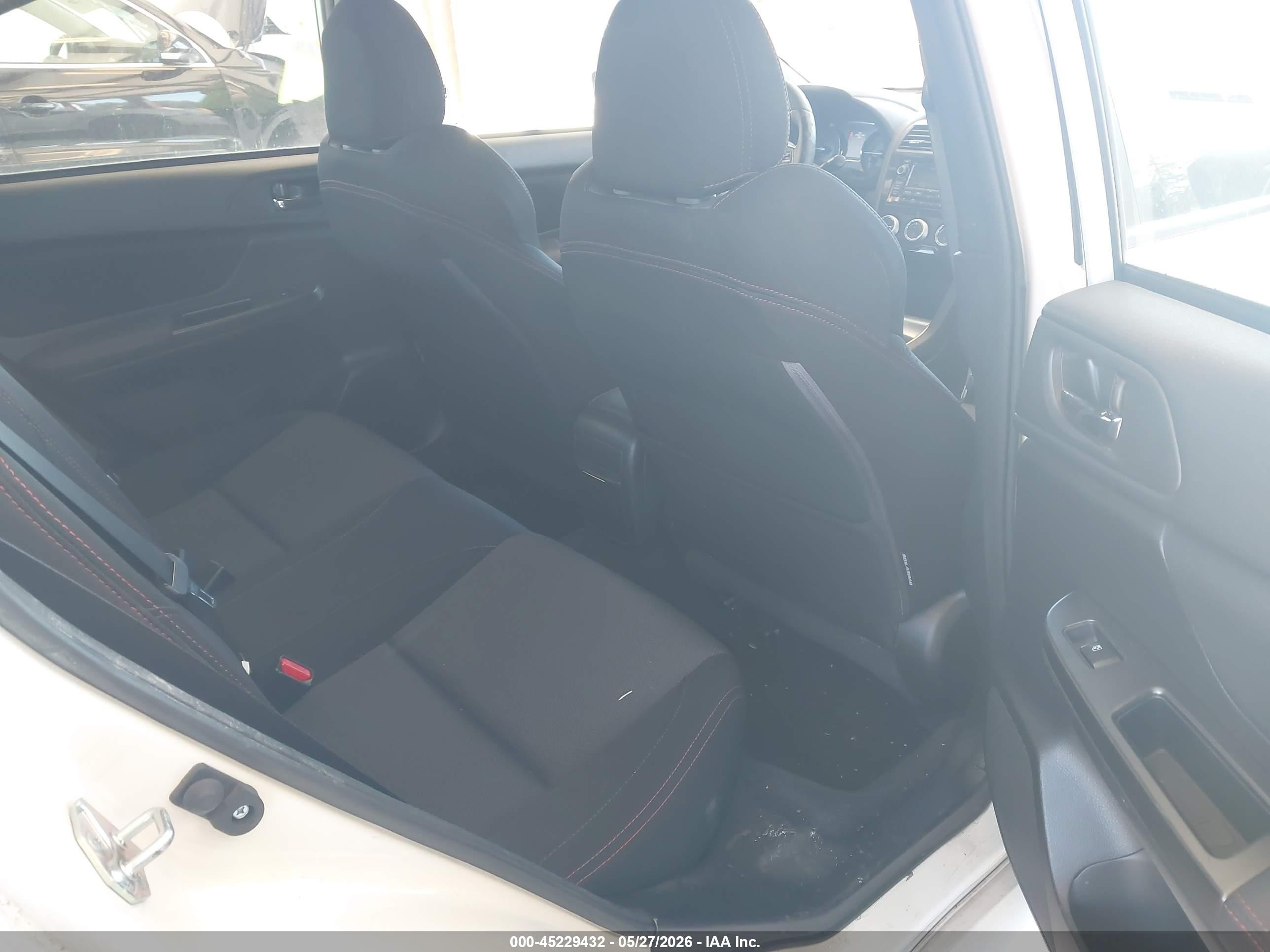 2015 Subaru Wrx Premium White vin: JF1VA1D61F8835788