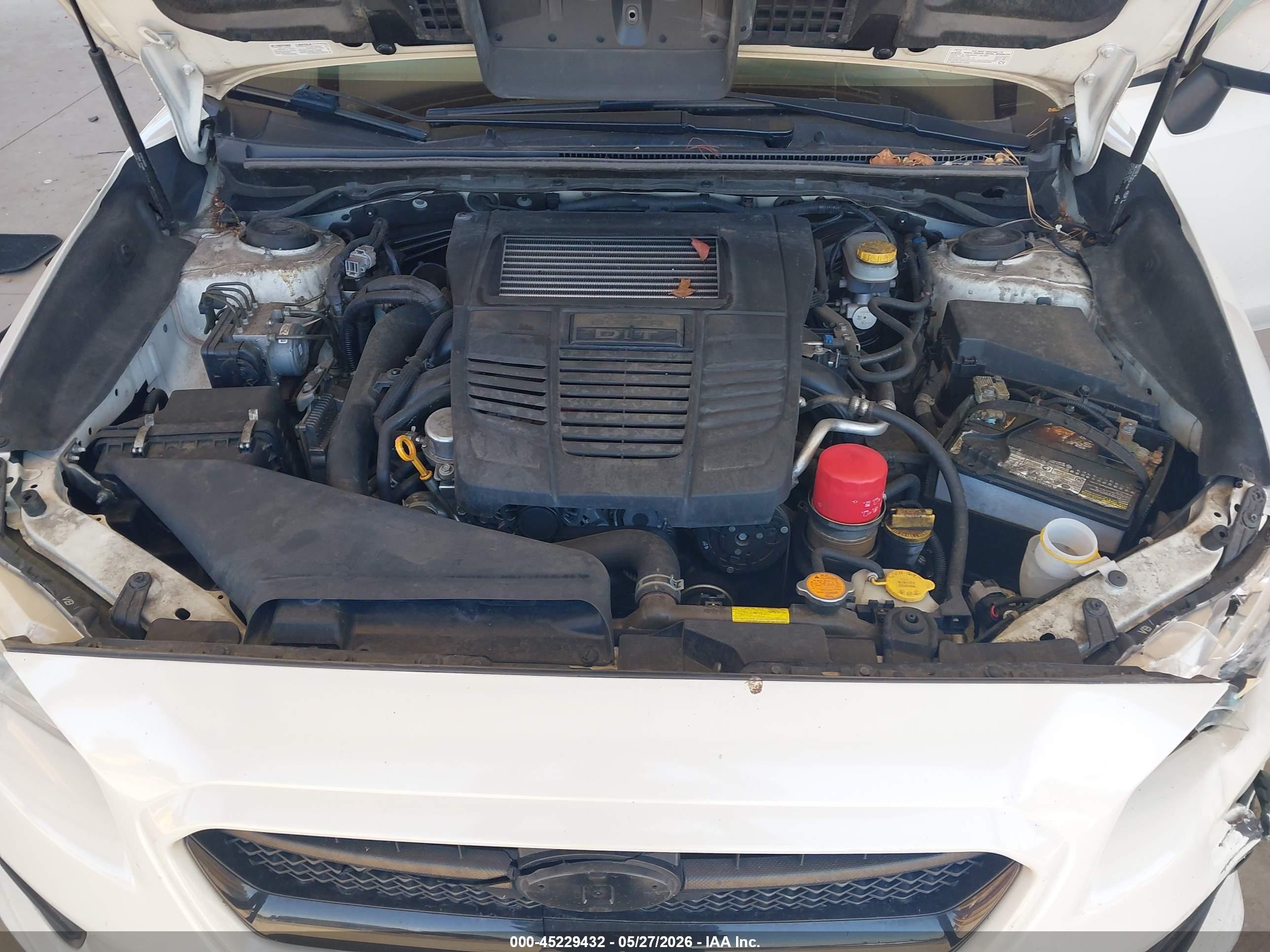 2015 Subaru Wrx Premium White vin: JF1VA1D61F8835788