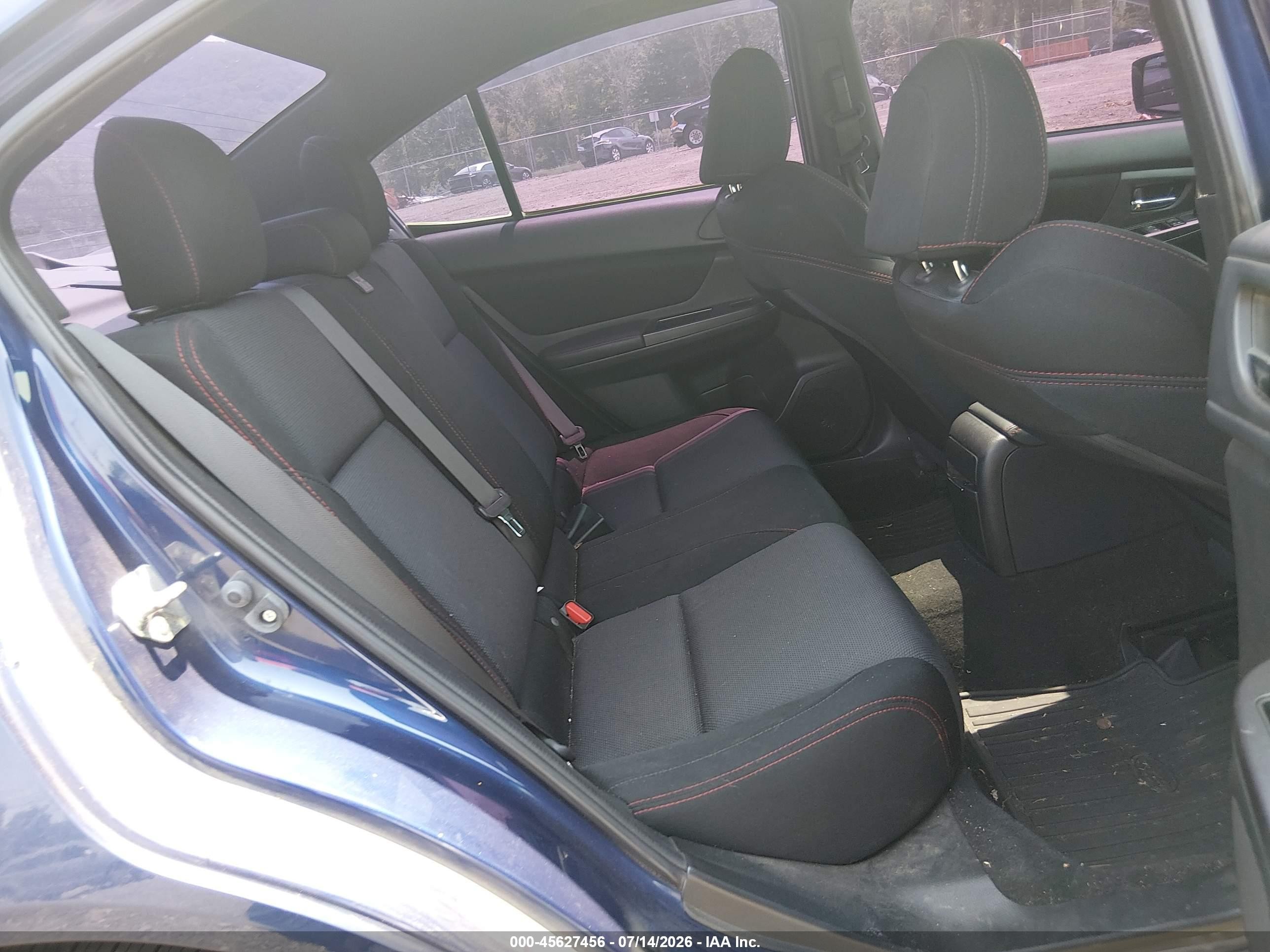 2015 Subaru Wrx Premium Blue vin: JF1VA1D61F9824767