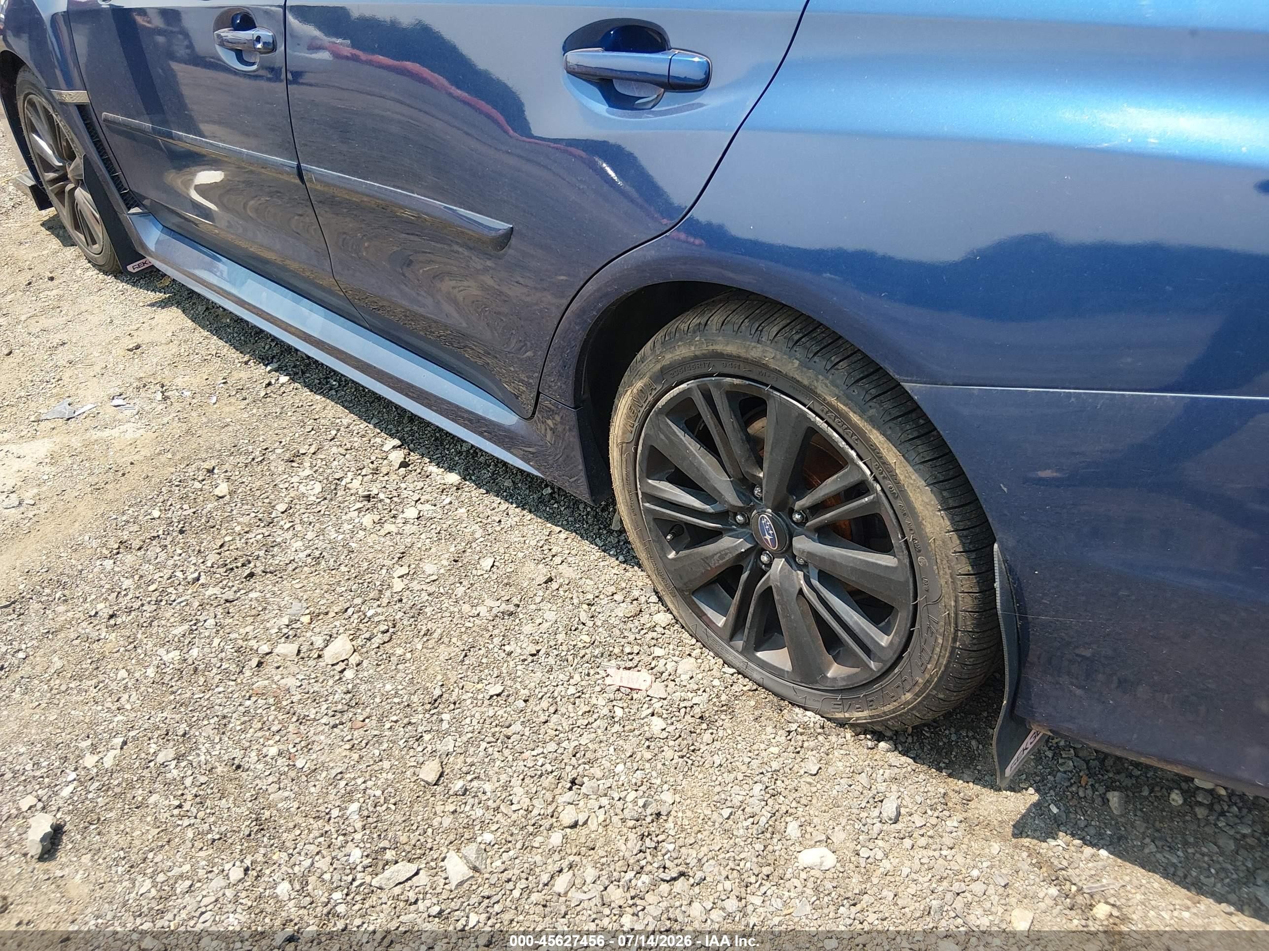 2015 Subaru Wrx Premium Blue vin: JF1VA1D61F9824767