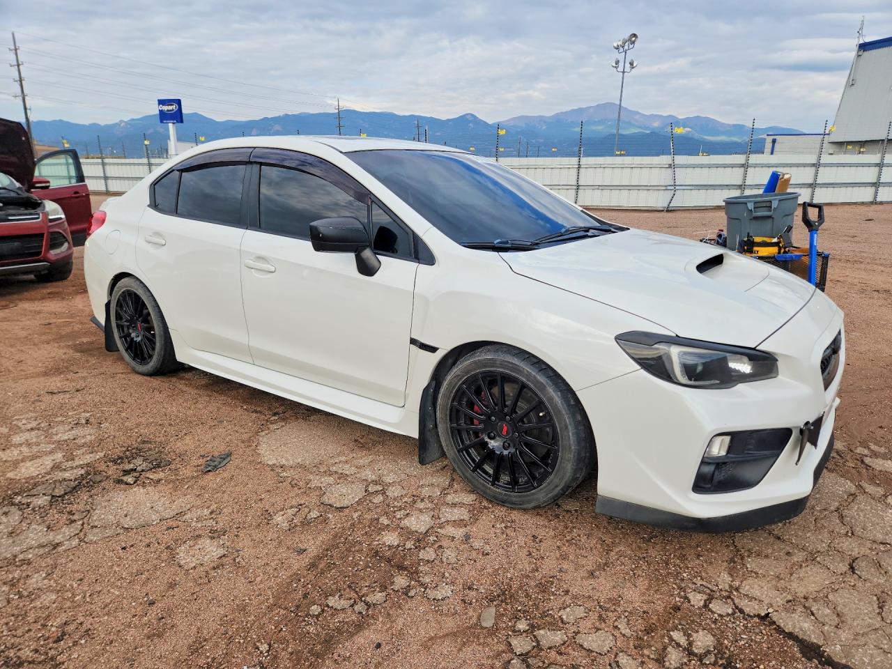2015 Subaru Wrx Premium White vin: JF1VA1D62F9825345