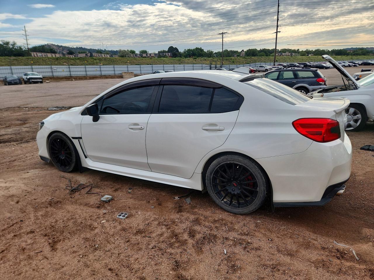 2015 Subaru Wrx Premium White vin: JF1VA1D62F9825345