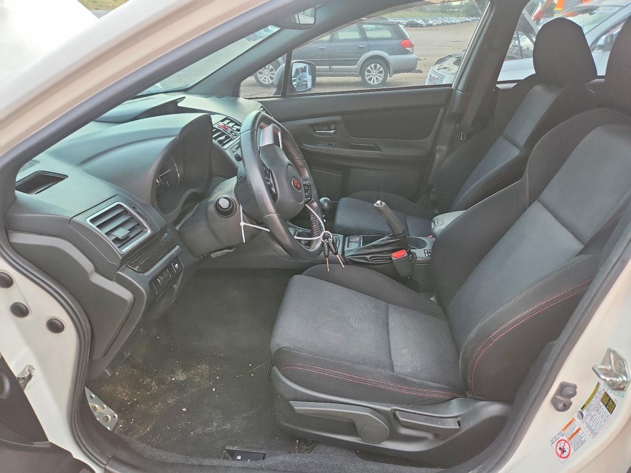 2015 Subaru Wrx Premium White vin: JF1VA1D62F9825345