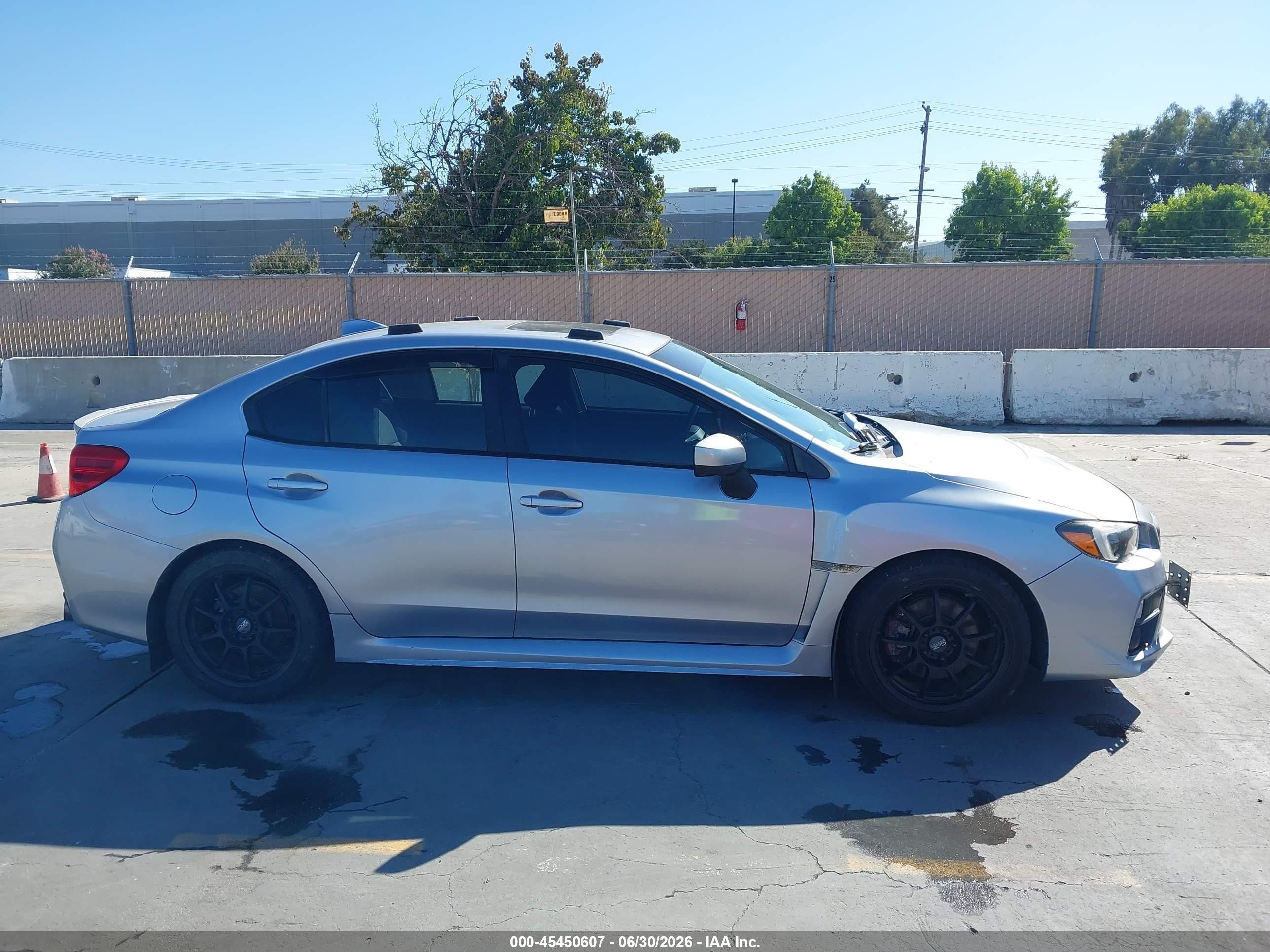 2015 Subaru Wrx Premium Silver vin: JF1VA1D63F8810696