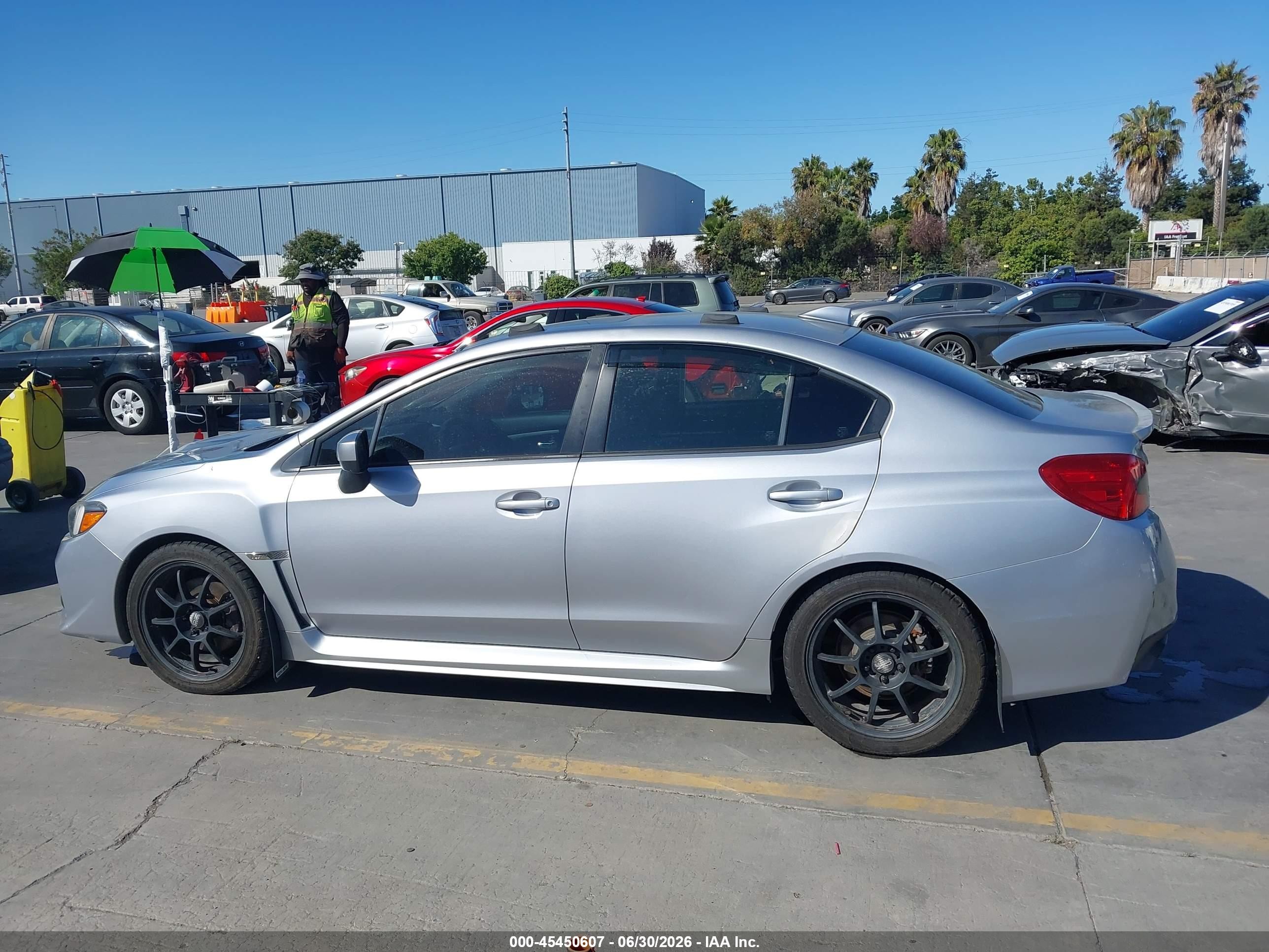 2015 Subaru Wrx Premium Silver vin: JF1VA1D63F8810696