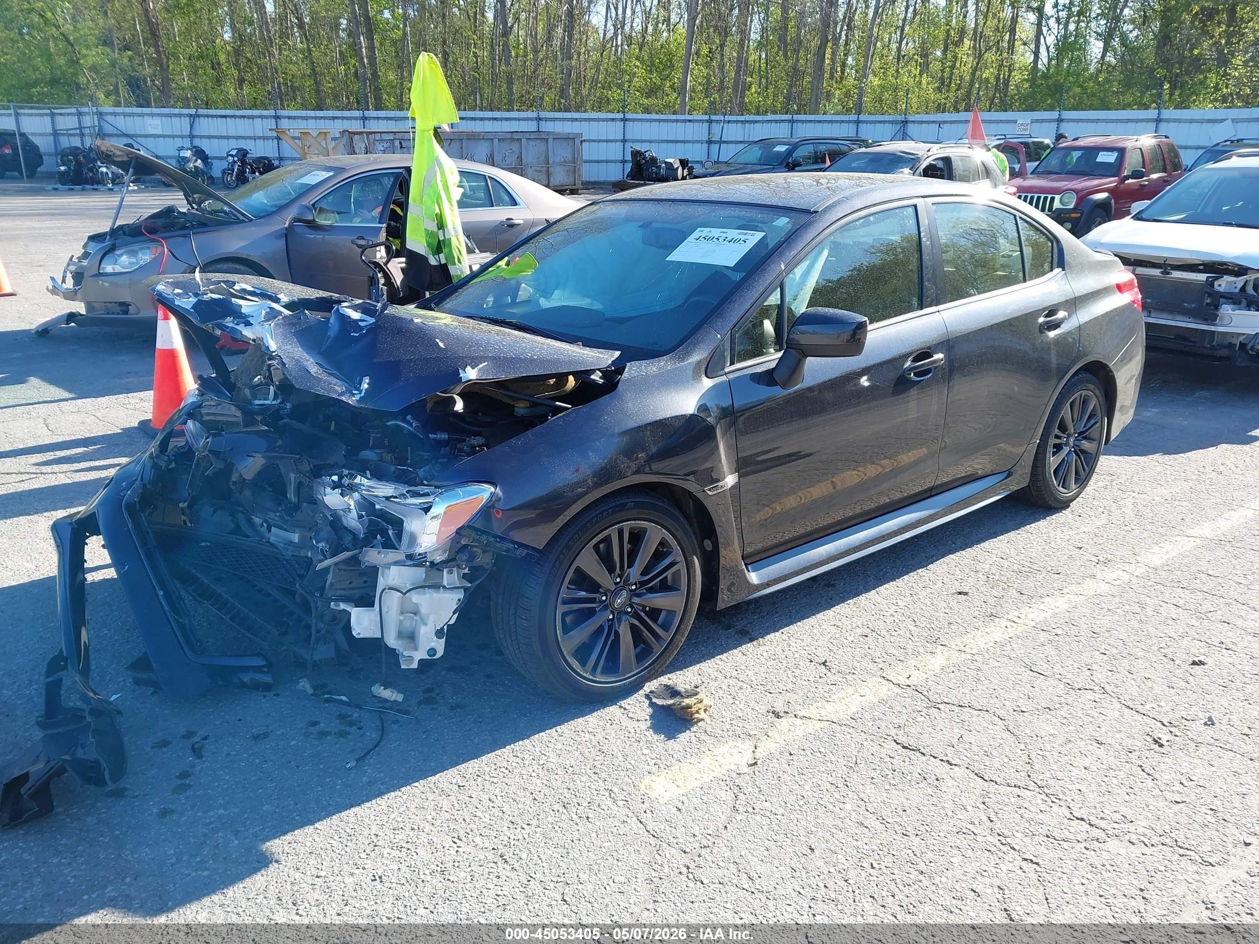 2015 Subaru Wrx Premium Black vin: JF1VA1D63F9808750