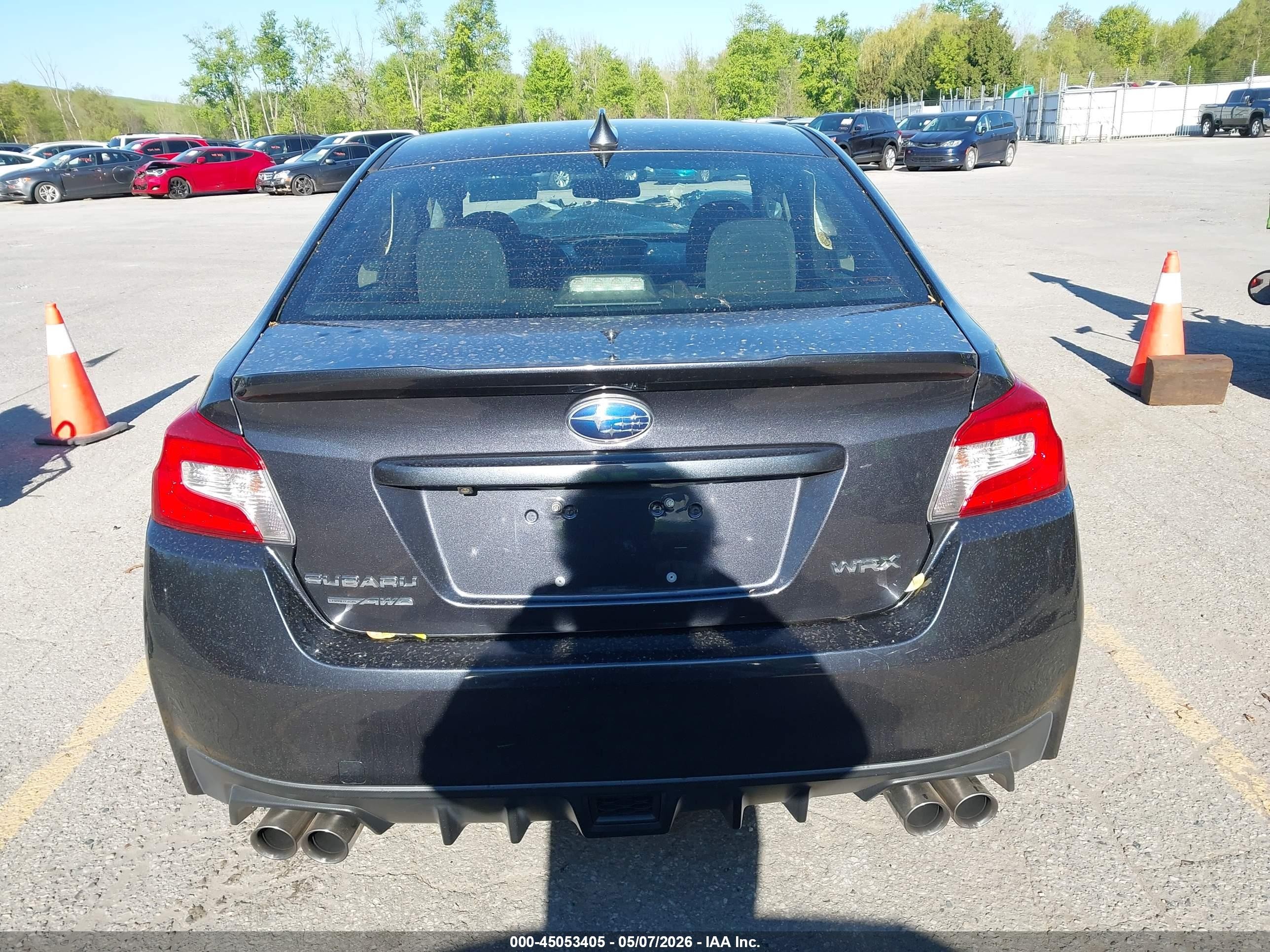 2015 Subaru Wrx Premium Black vin: JF1VA1D63F9808750