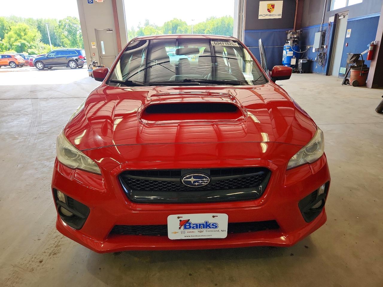 2015 Subaru Wrx Premium Red vin: JF1VA1D63F9834166
