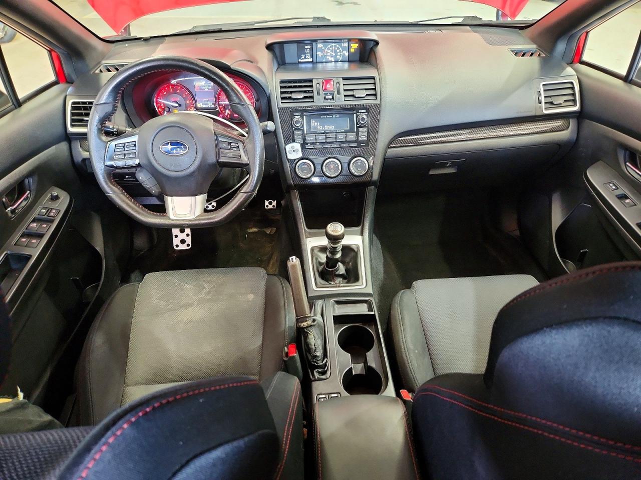 2015 Subaru Wrx Premium Red vin: JF1VA1D63F9834166